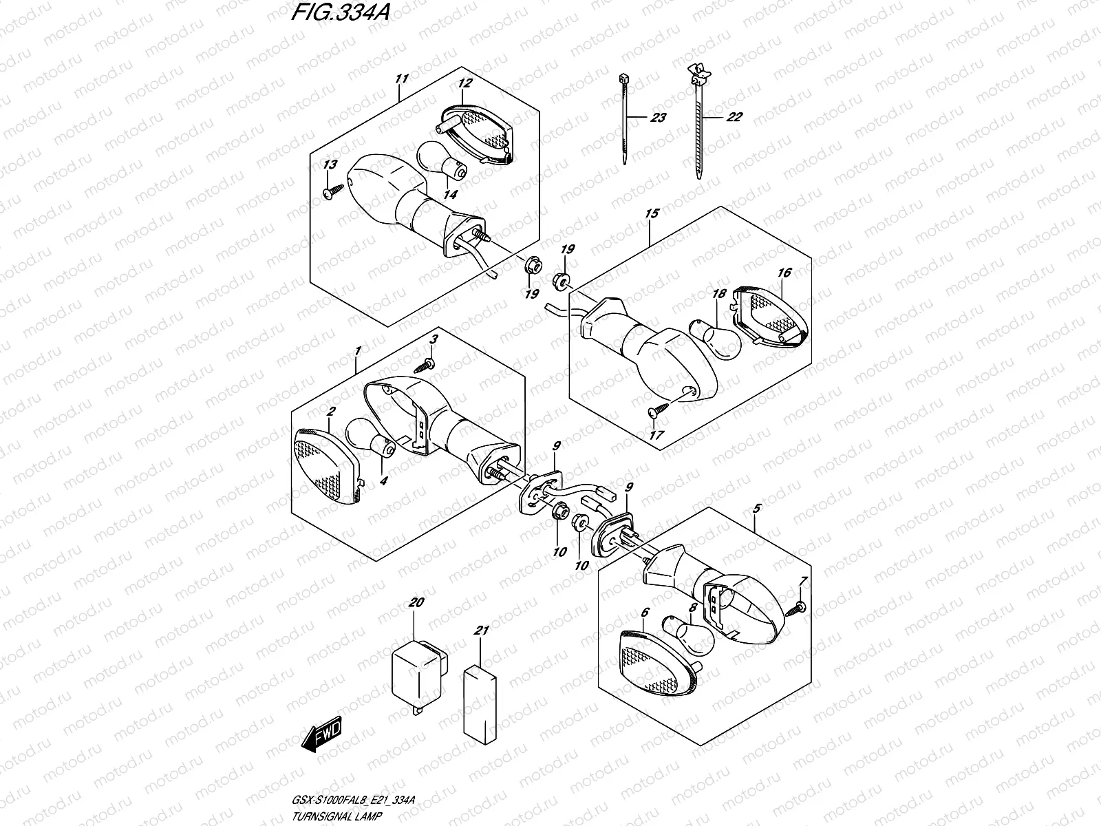 334A - TURNSIGNAL LAMP