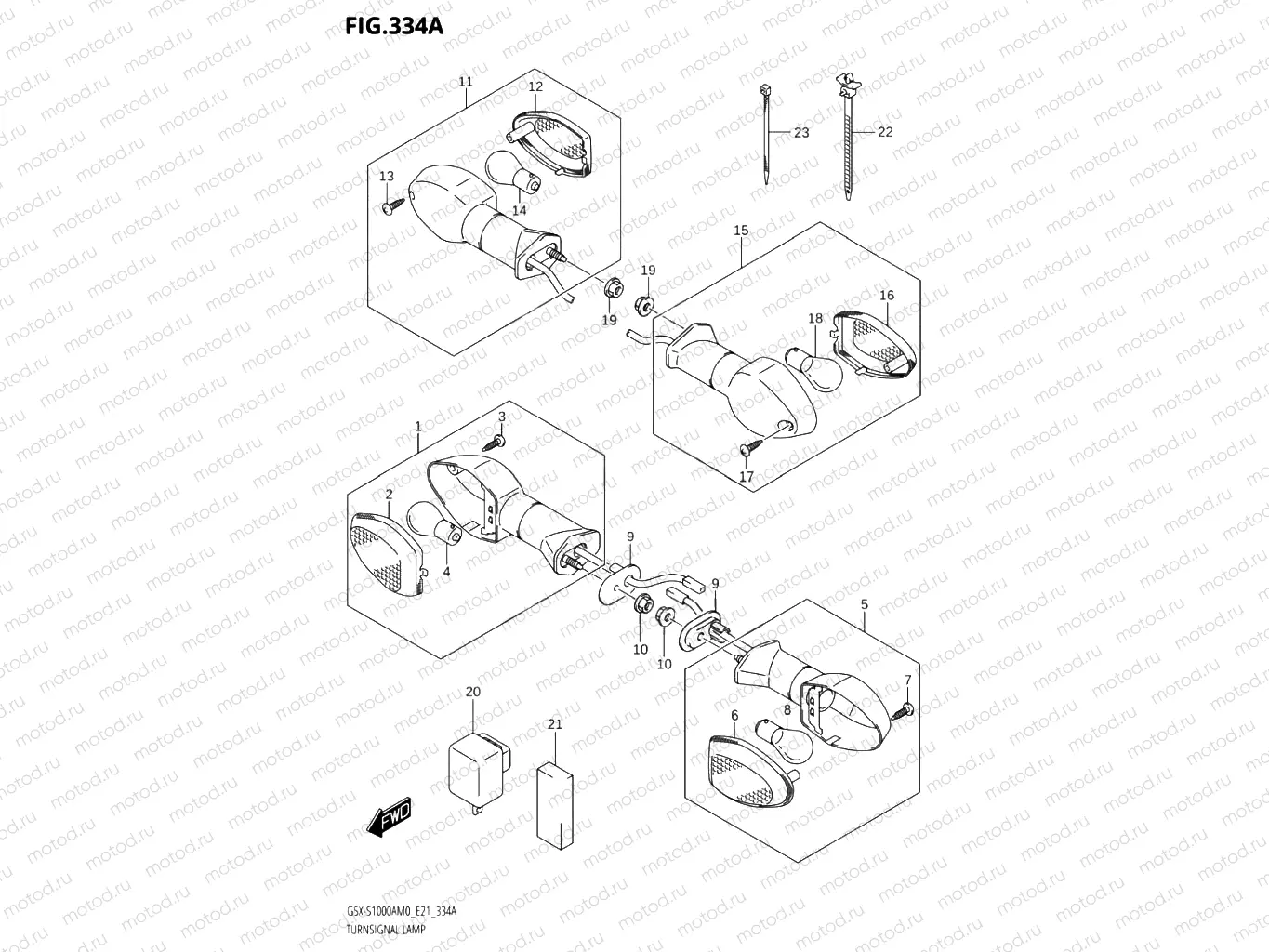 334A - TURNSIGNAL LAMP