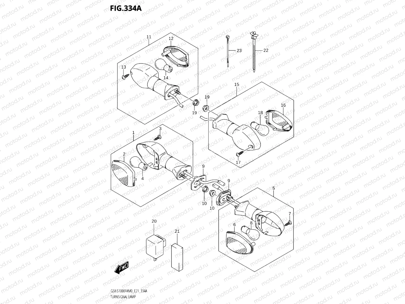 334A - TURNSIGNAL LAMP