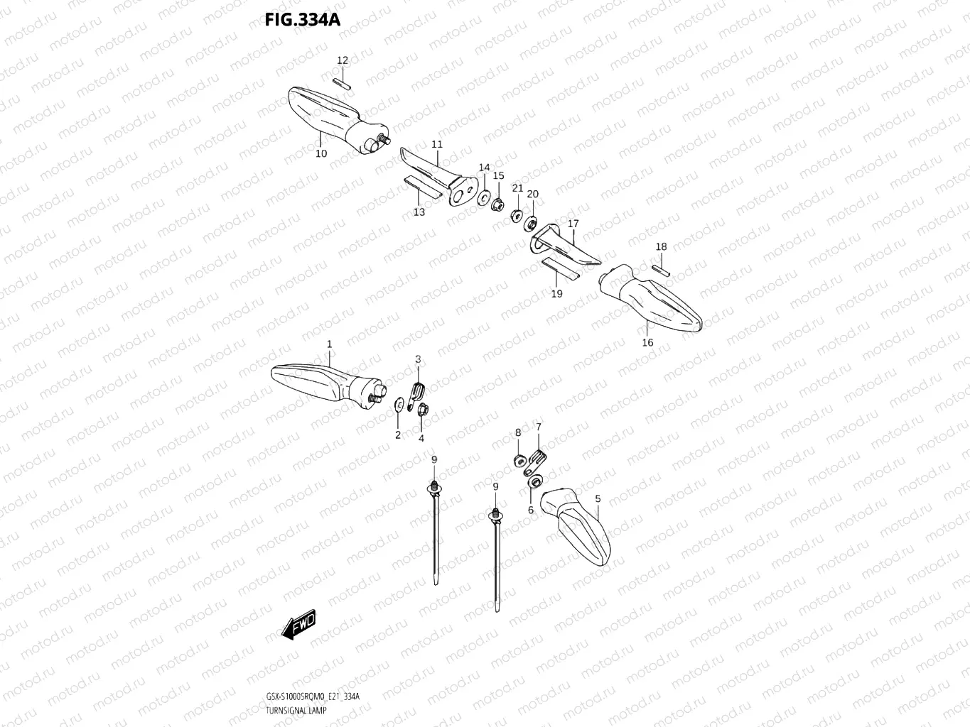 334A - TURNSIGNAL LAMP