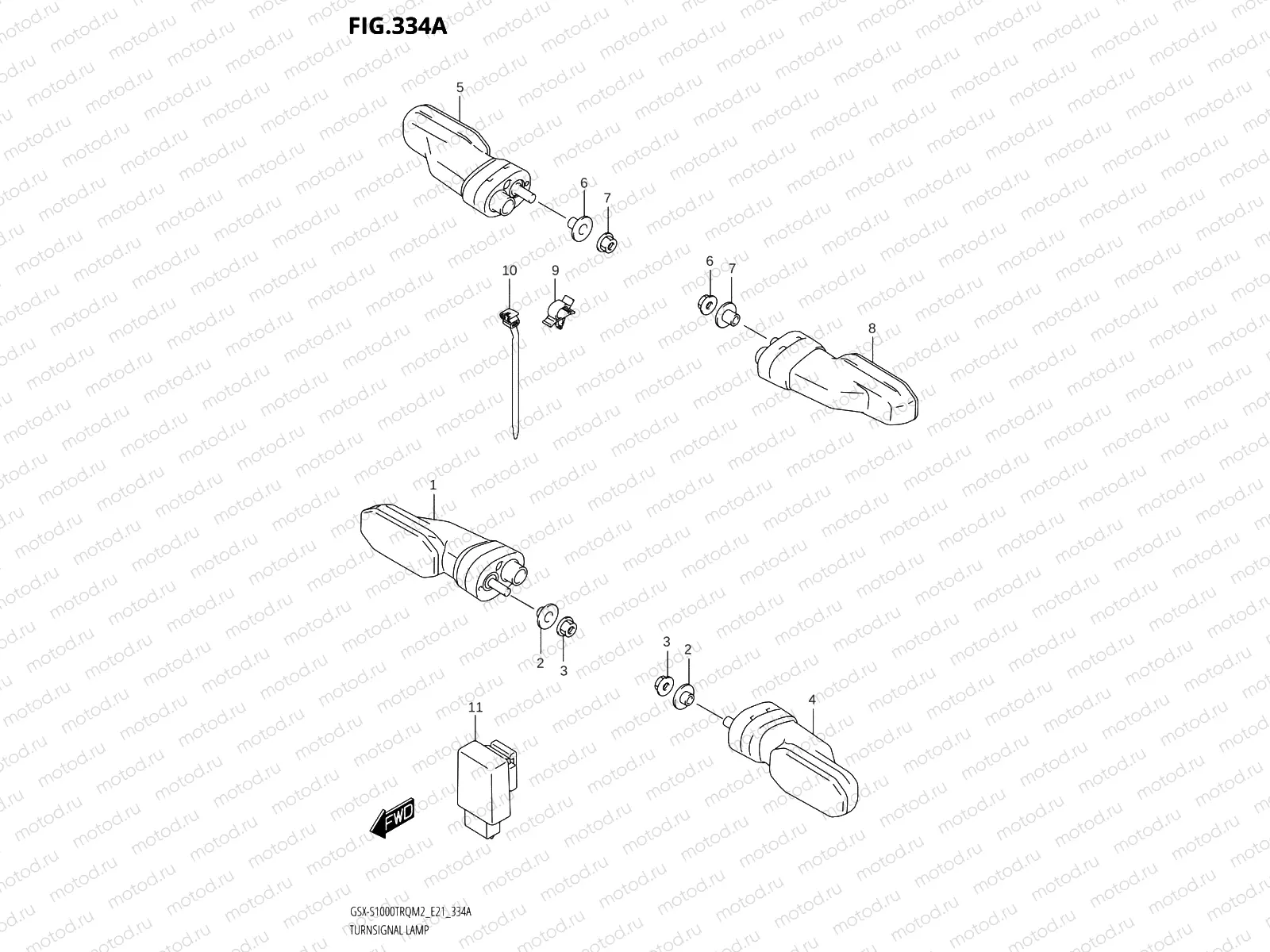 334A - TURNSIGNAL LAMP