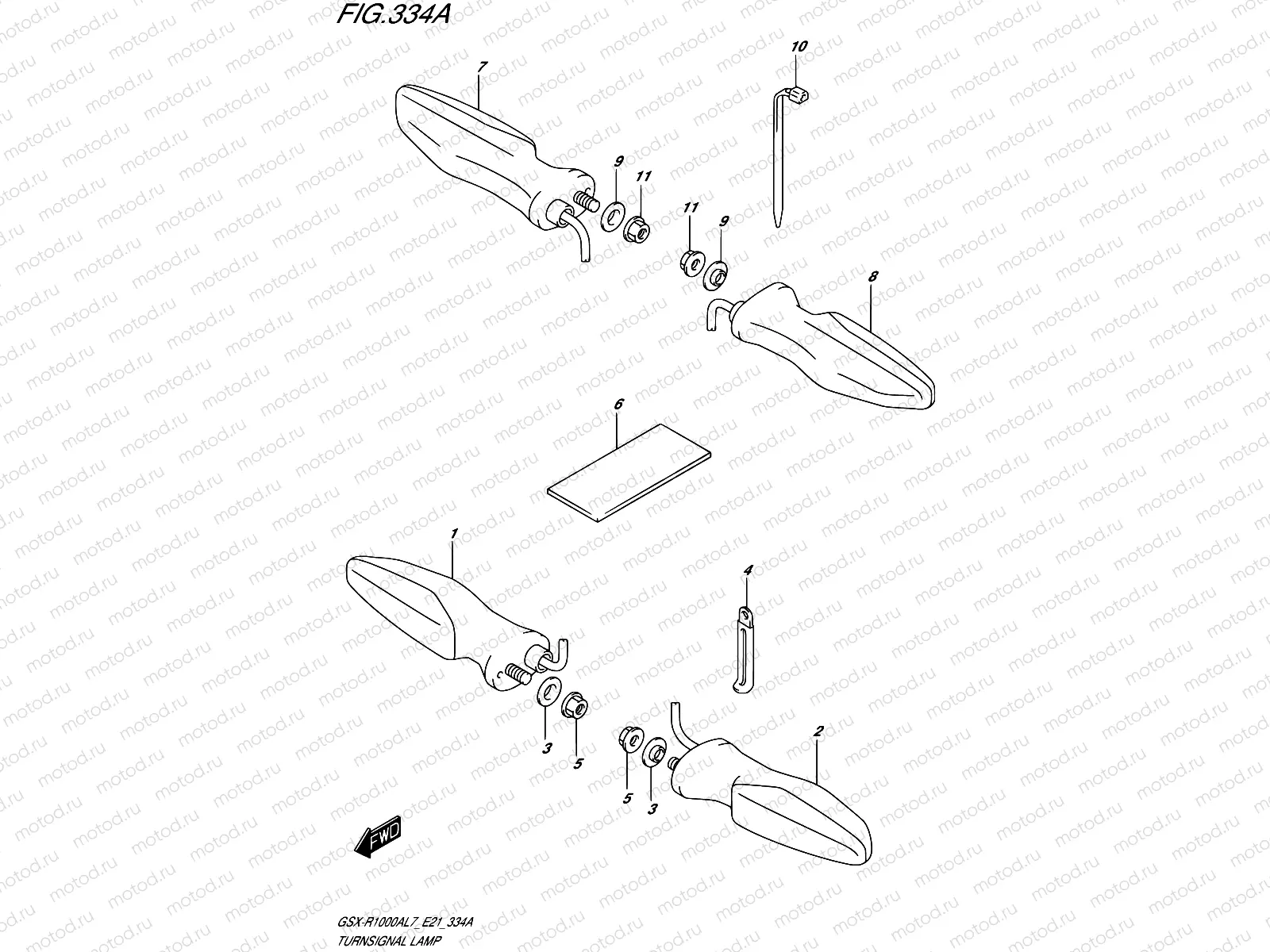 334A - TURNSIGNAL LAMP