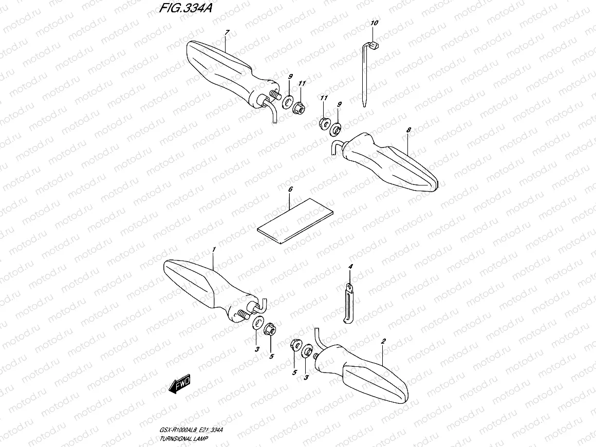 334A - TURNSIGNAL LAMP