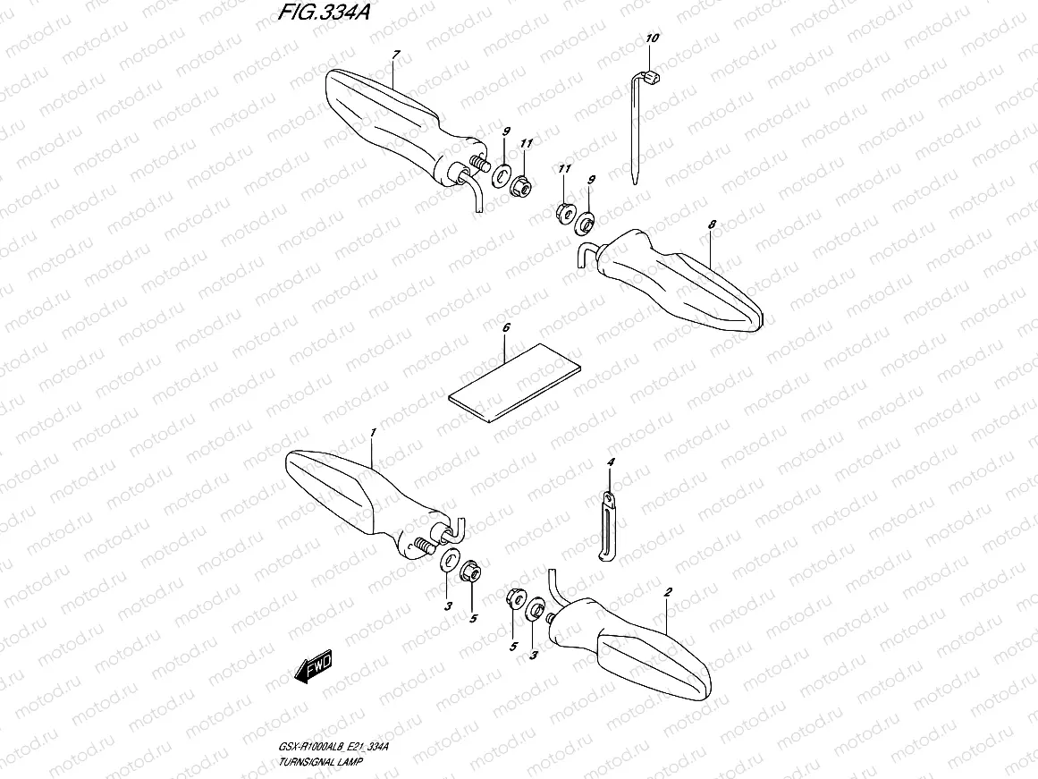 334A - TURNSIGNAL LAMP