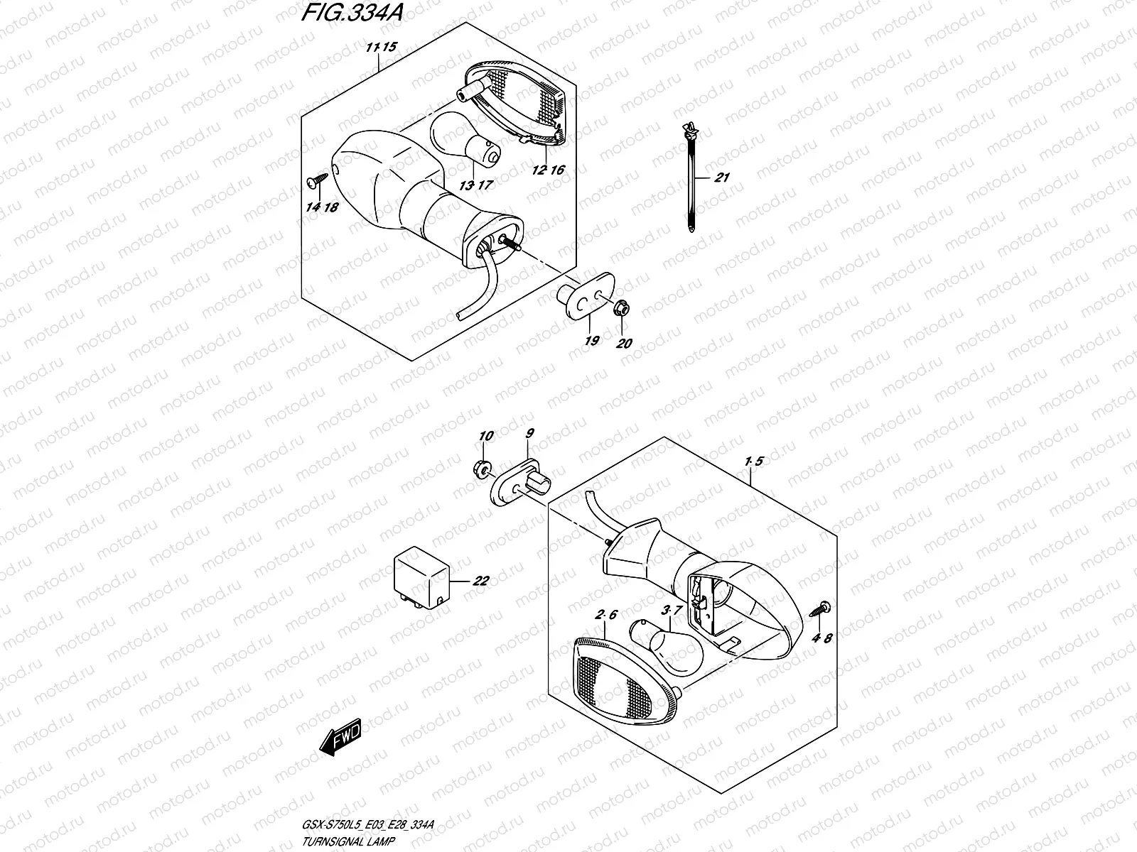 334A - TURNSIGNAL LAMP