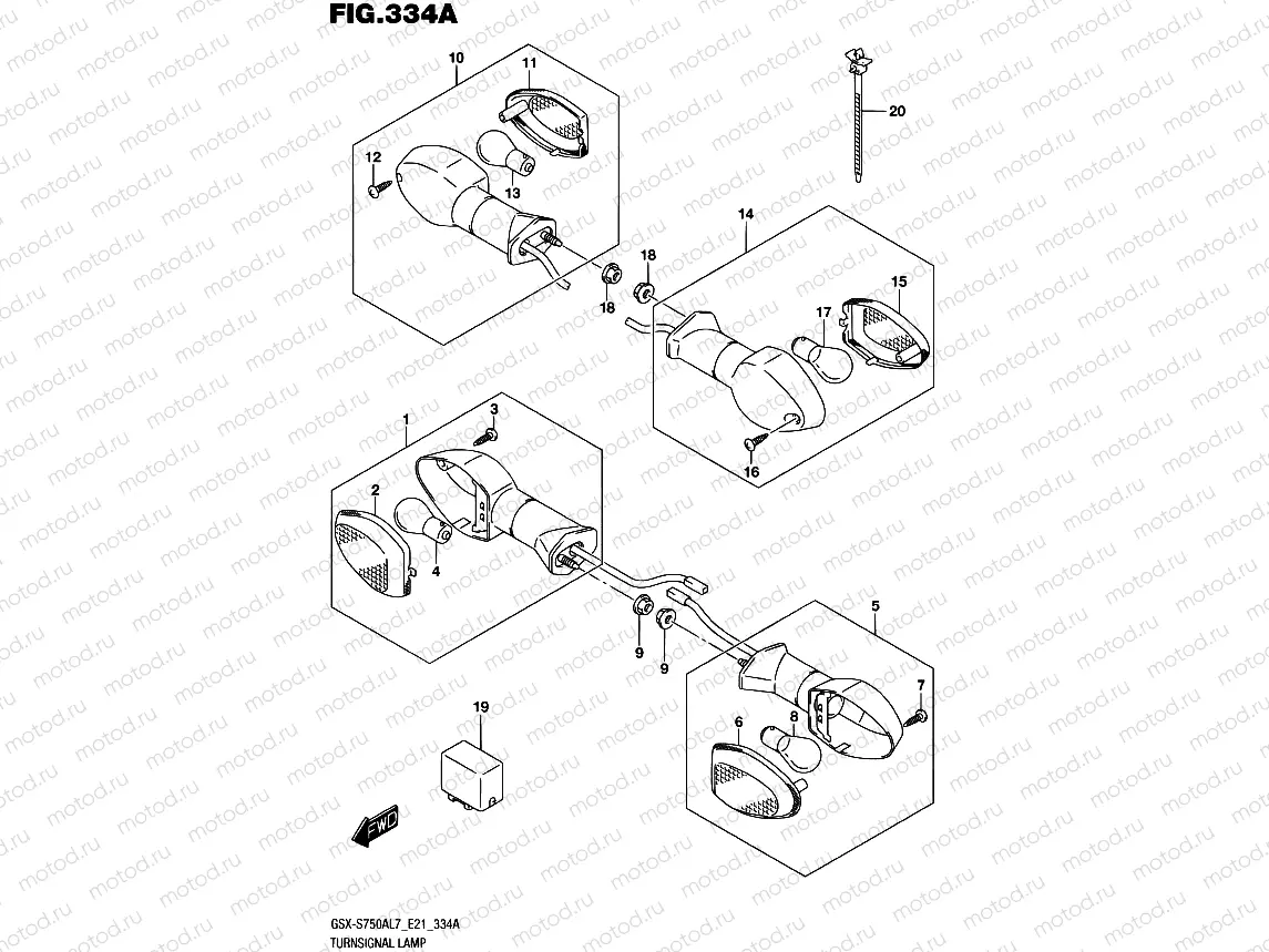 334A - TURNSIGNAL LAMP