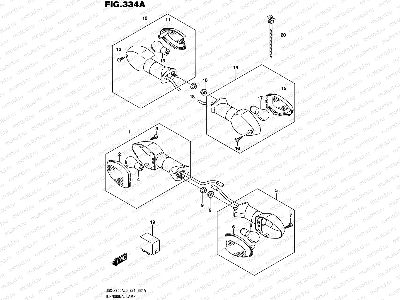 334A - TURNSIGNAL LAMP