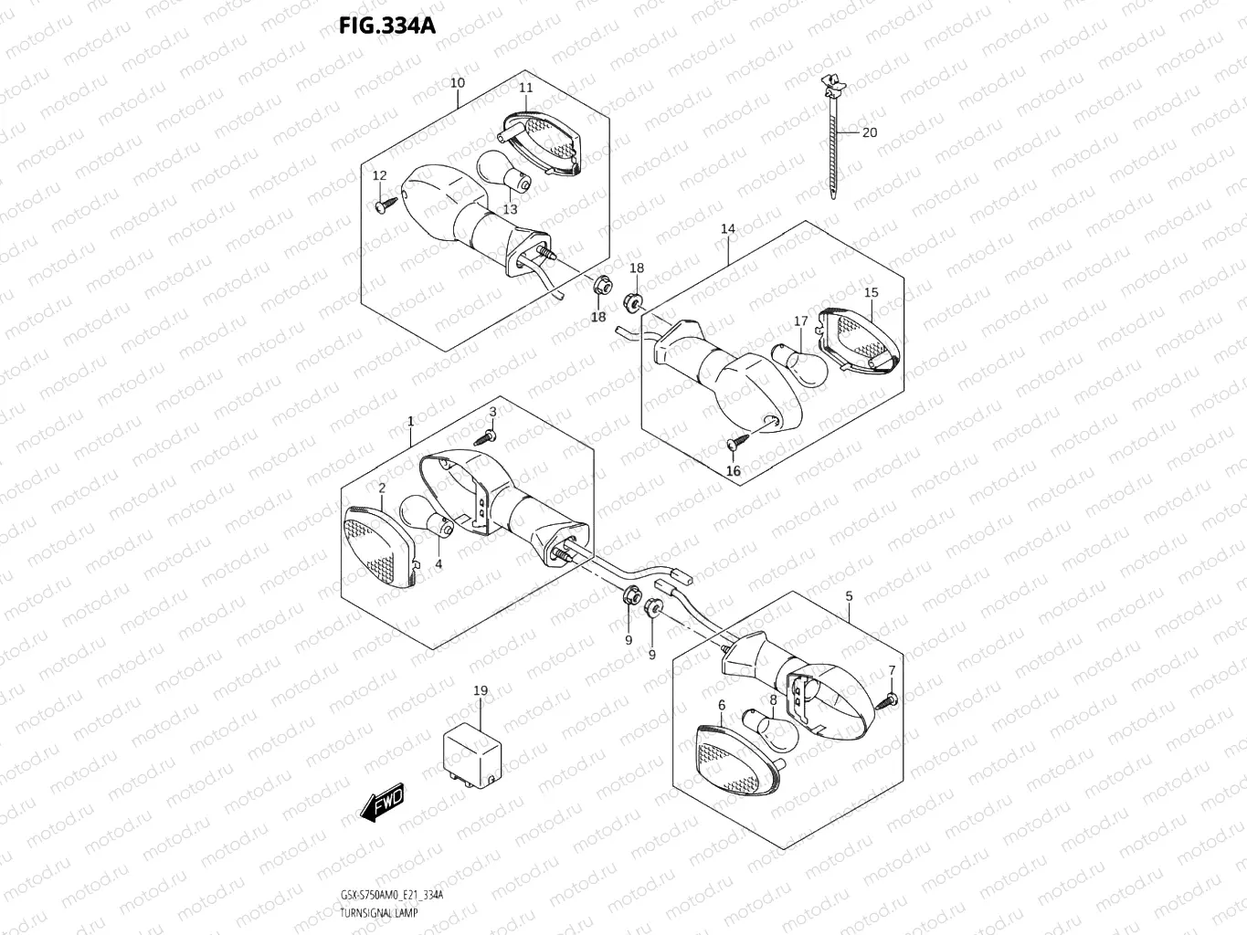 334A - TURNSIGNAL LAMP