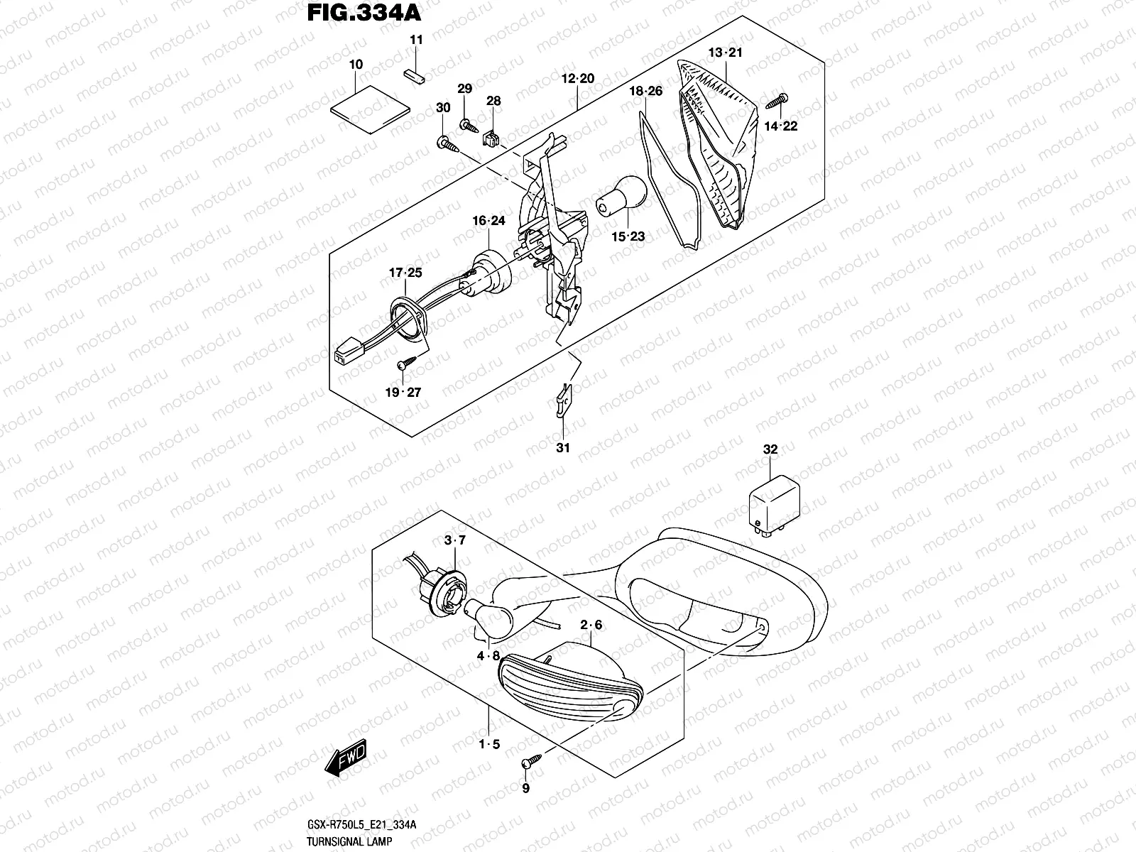 334A - TURNSIGNAL LAMP