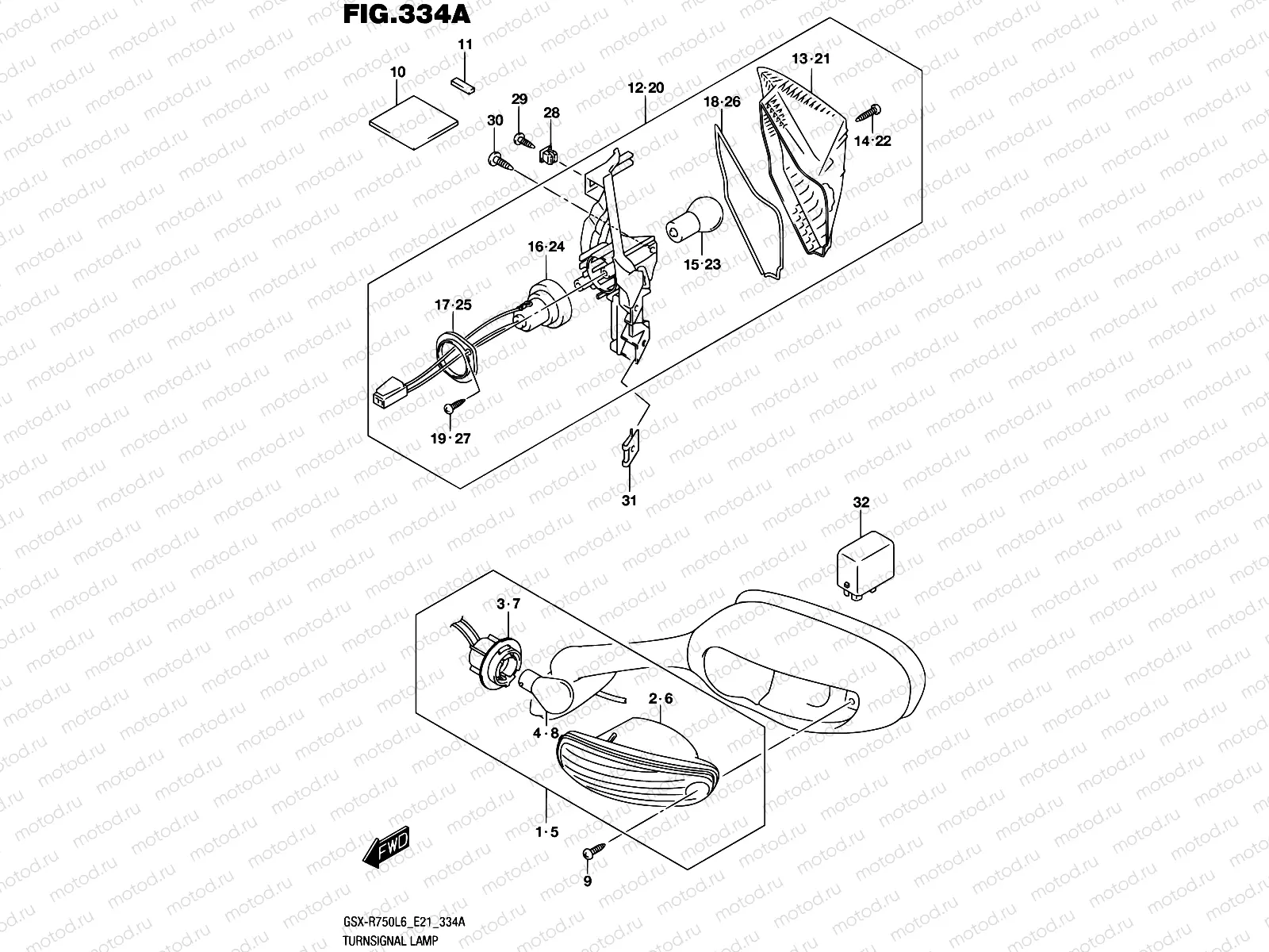 334A - TURNSIGNAL LAMP
