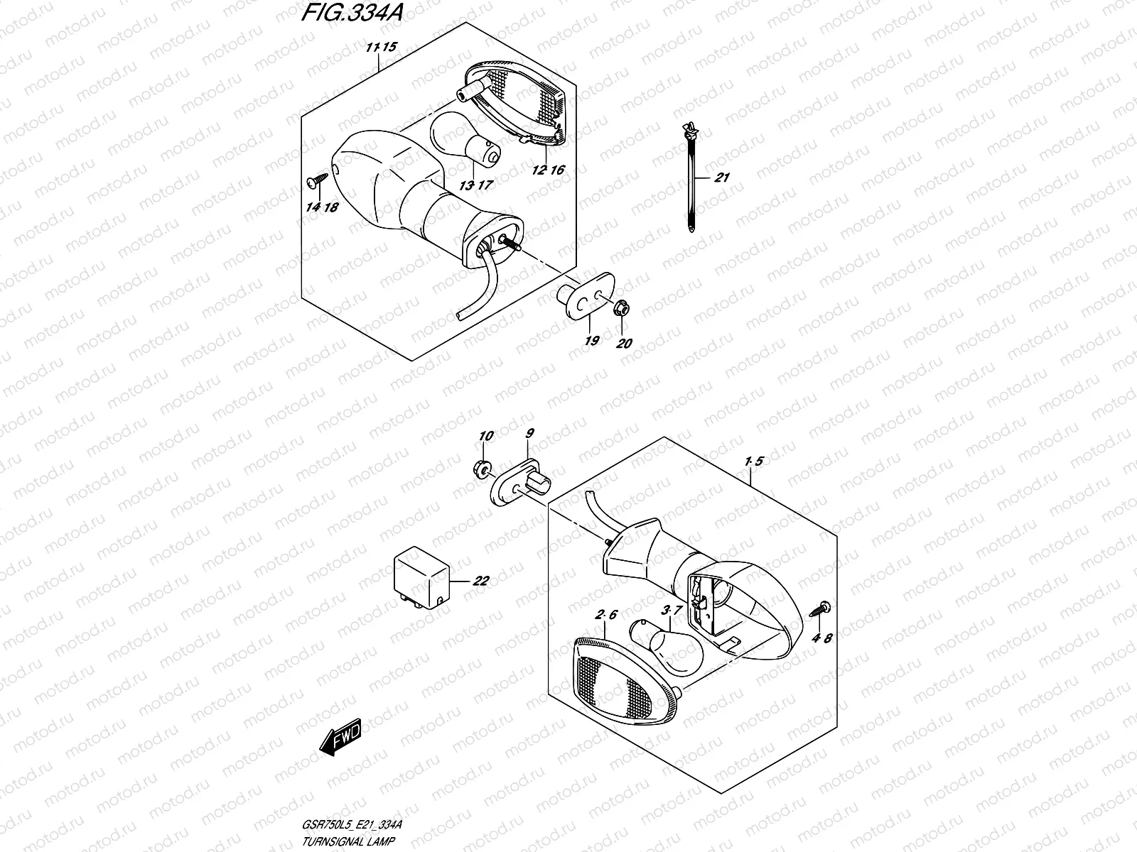 334A - TURNSIGNAL LAMP