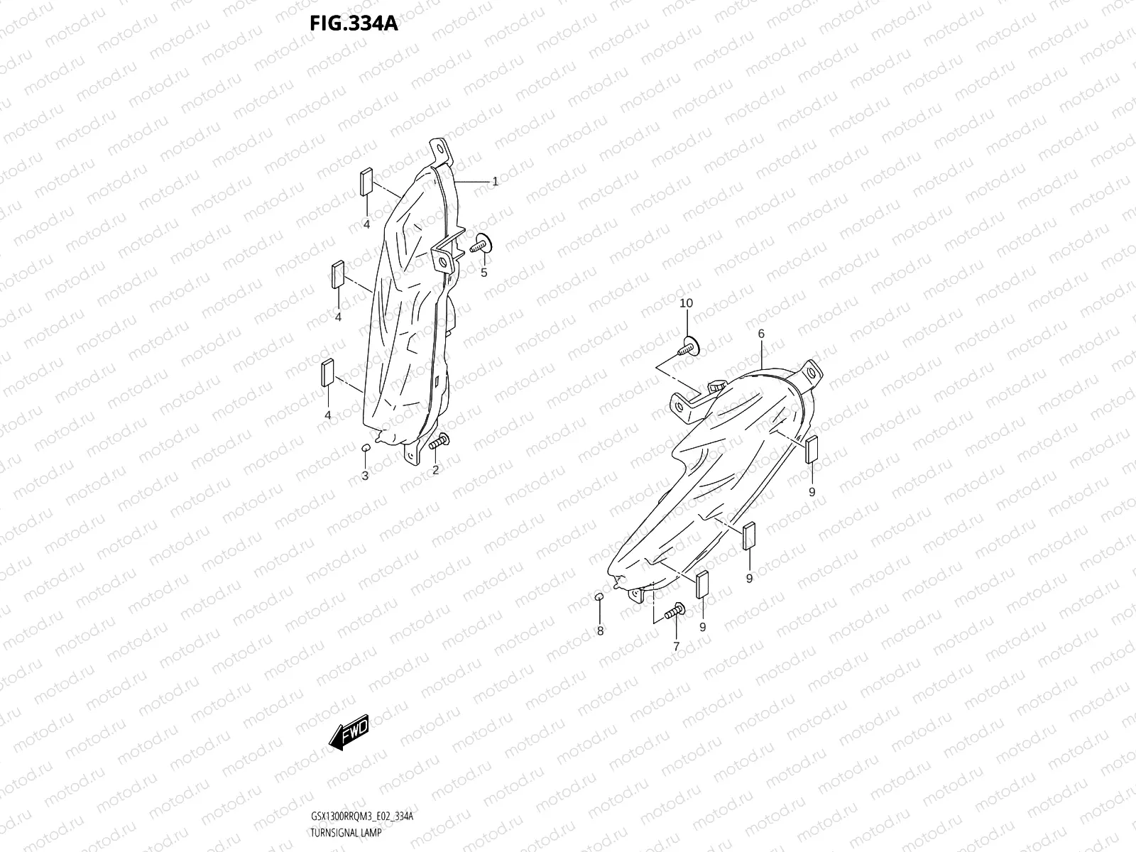 334A - TURNSIGNAL LAMP