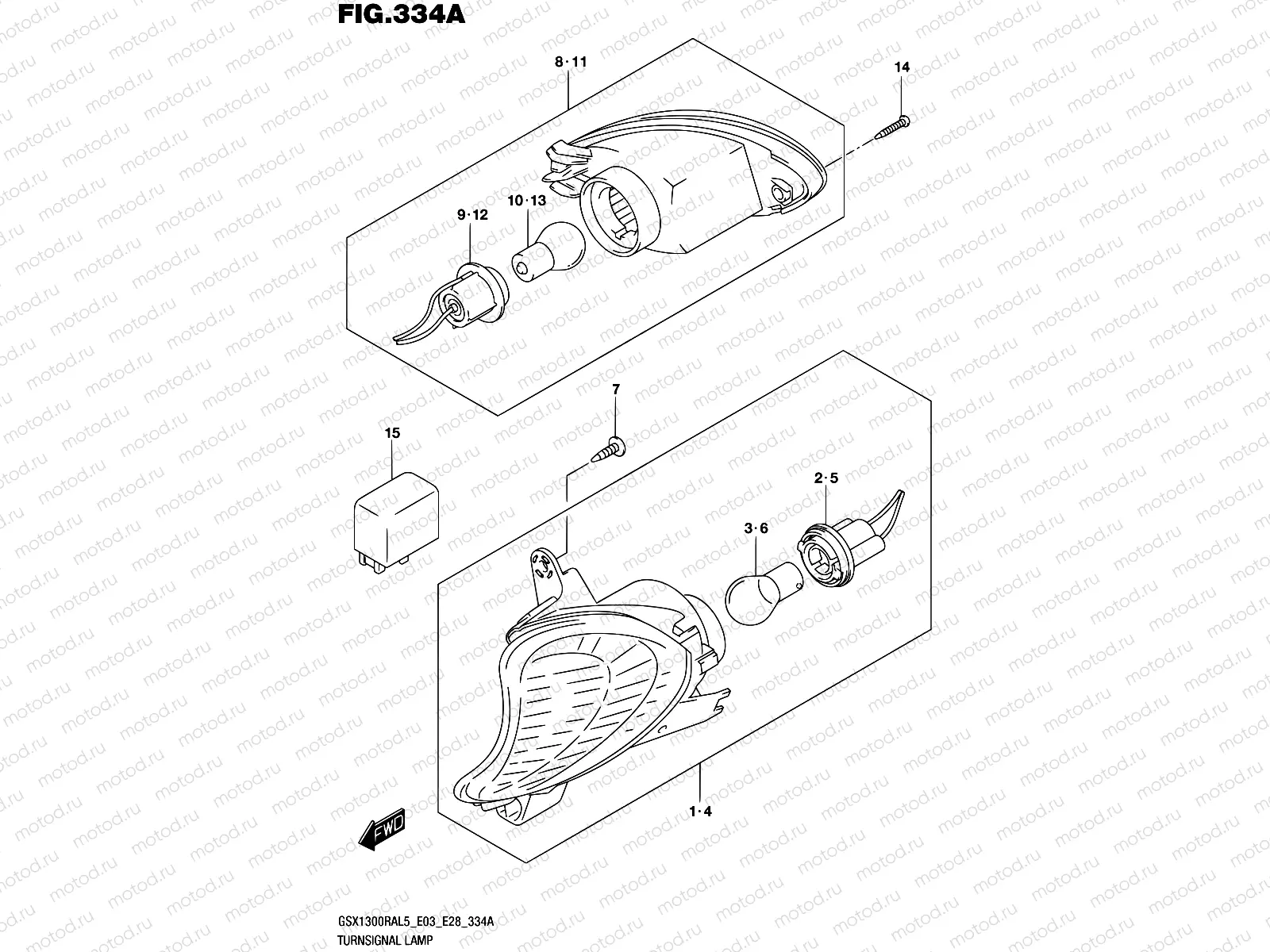 334A - TURNSIGNAL LAMP