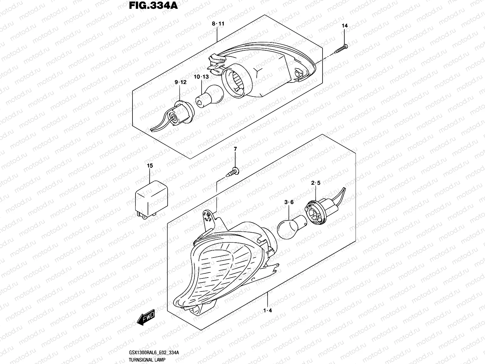 334A - TURNSIGNAL LAMP