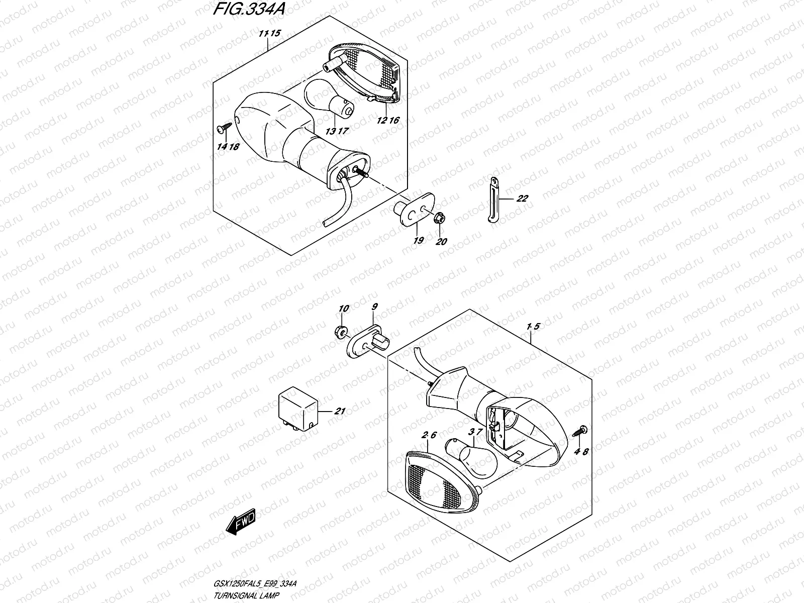 334A - TURNSIGNAL LAMP