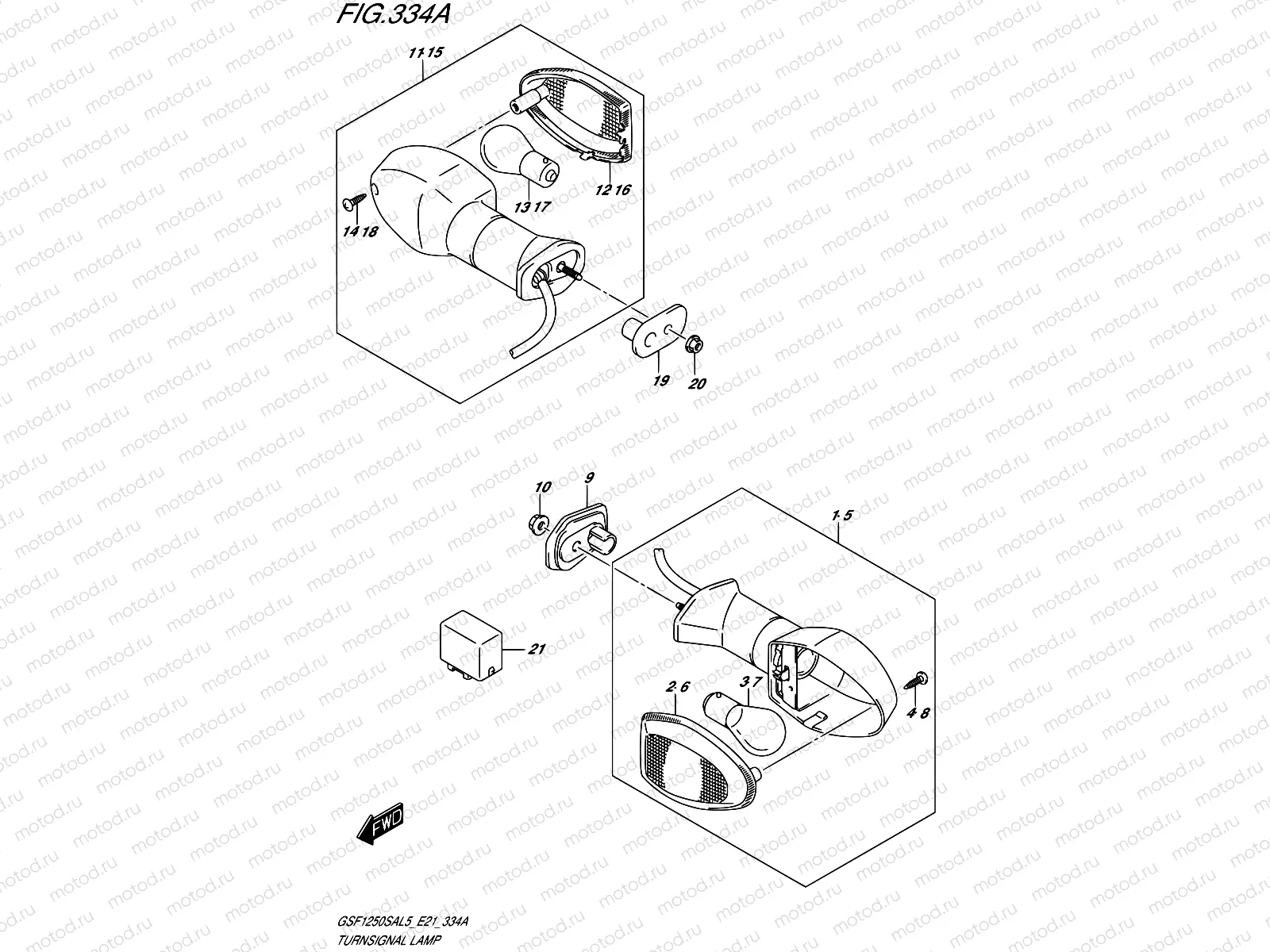 334A - TURNSIGNAL LAMP
