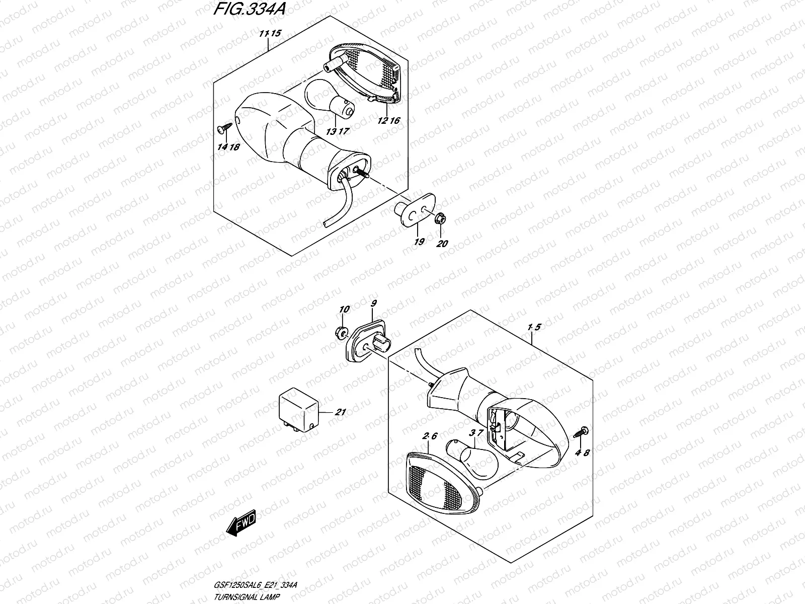 334A - TURNSIGNAL LAMP