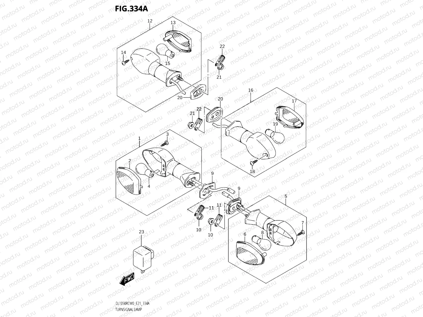 334B - TURNSIGNAL LAMP