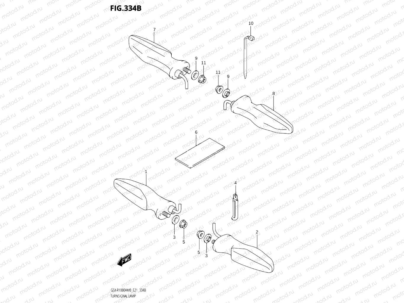 334B - TURNSIGNAL LAMP