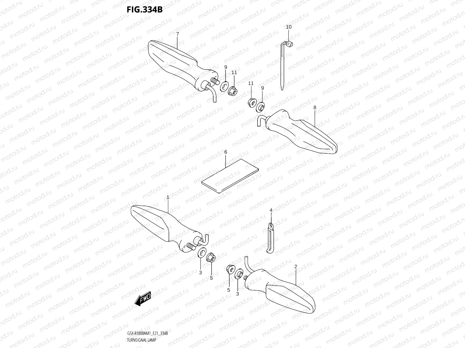 334B - TURNSIGNAL LAMP