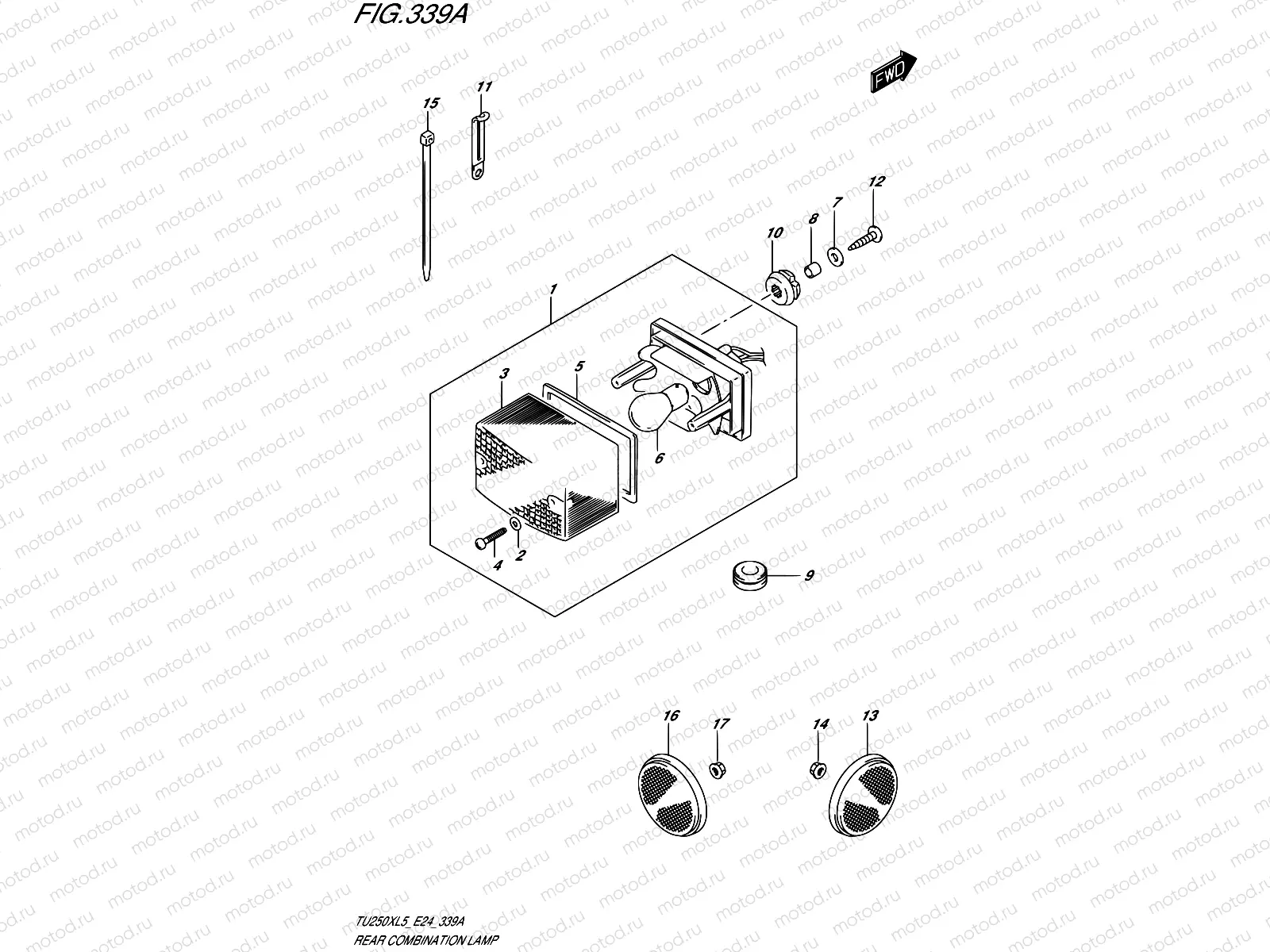 339A - REAR COMBINATION LAMP