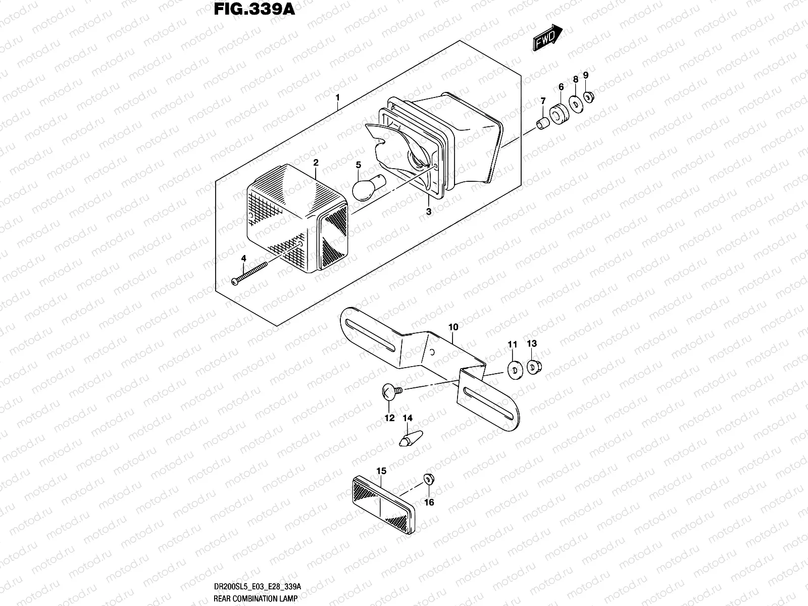 339A - REAR COMBINATION LAMP