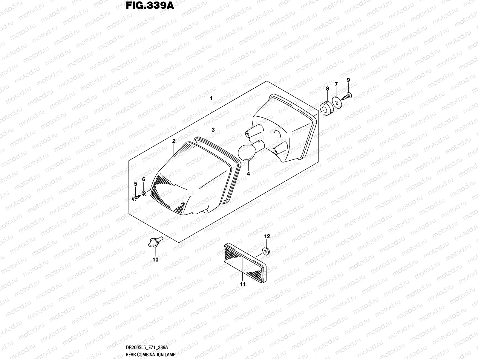 339A - REAR COMBINATION LAMP