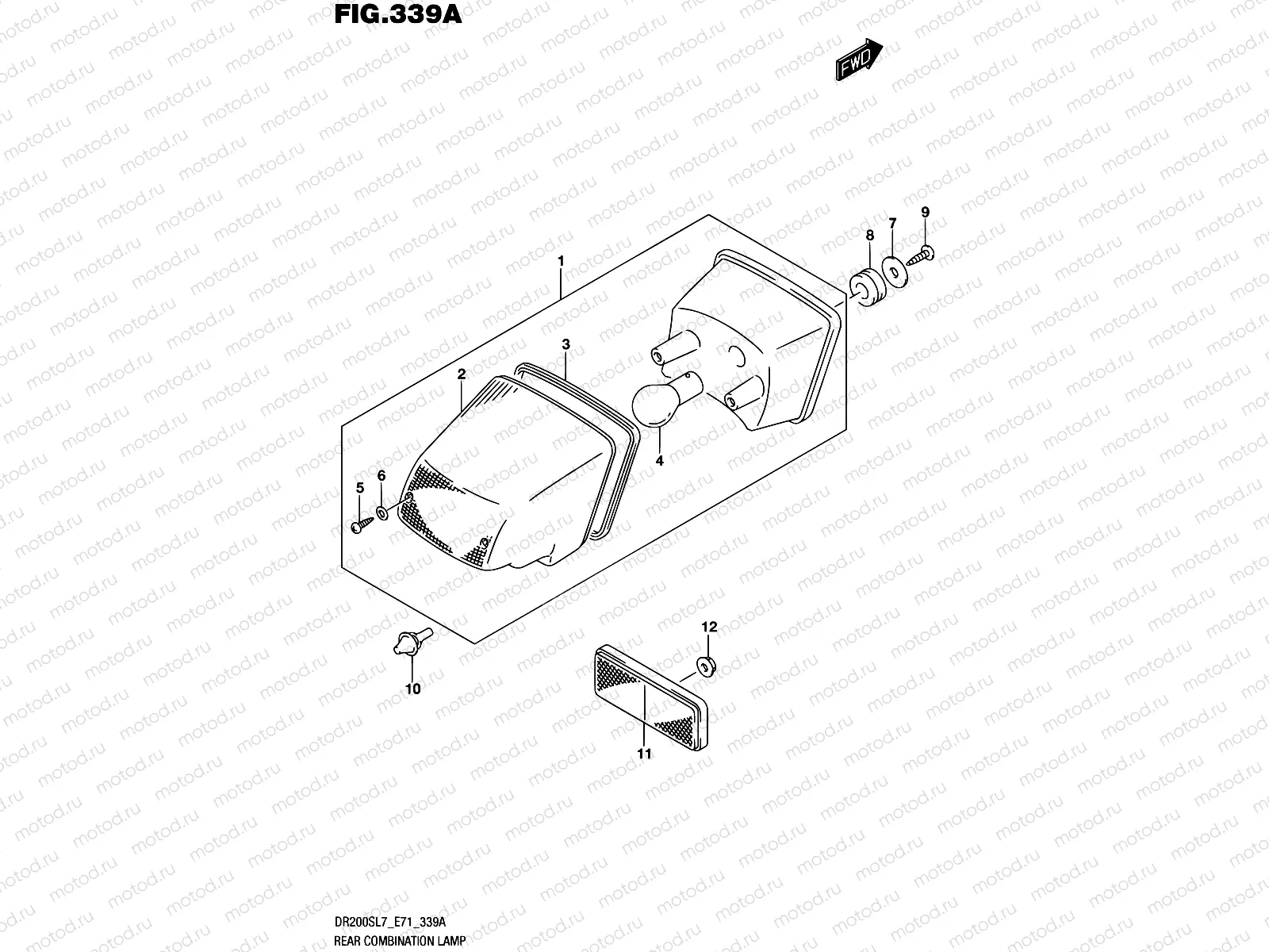 339A - REAR COMBINATION LAMP