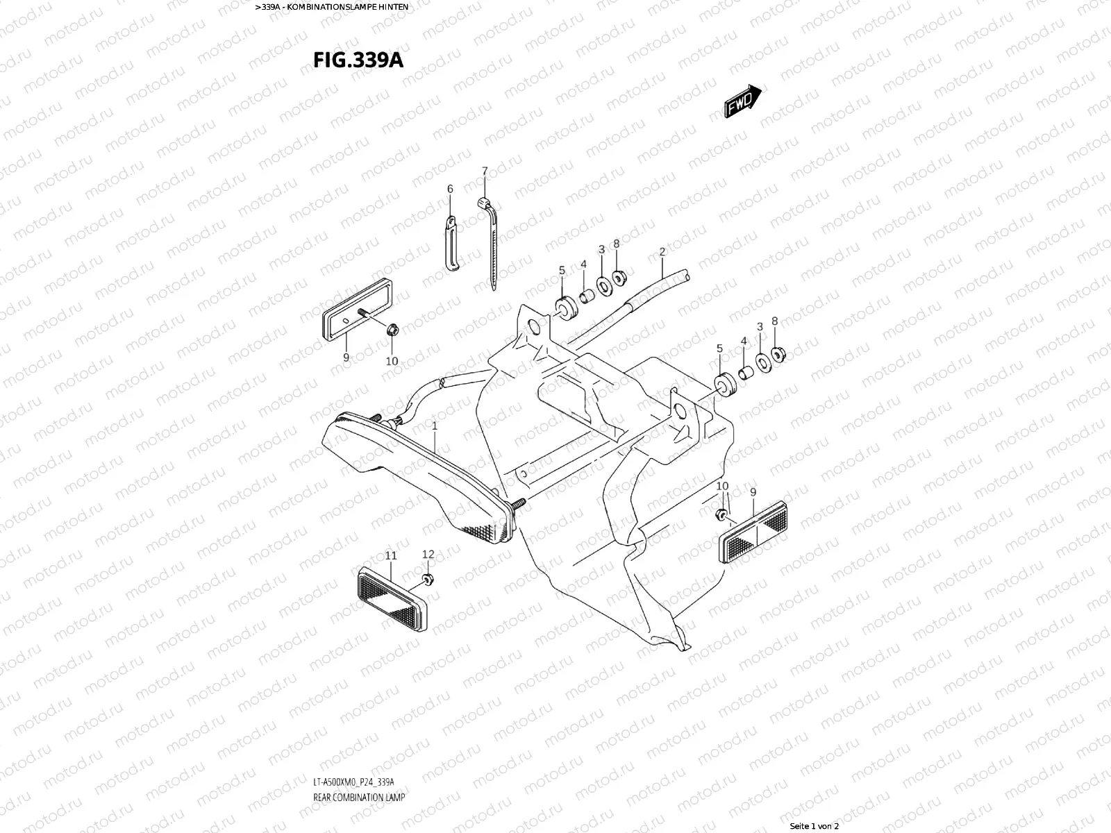 339A - REAR COMBINATION LAMP