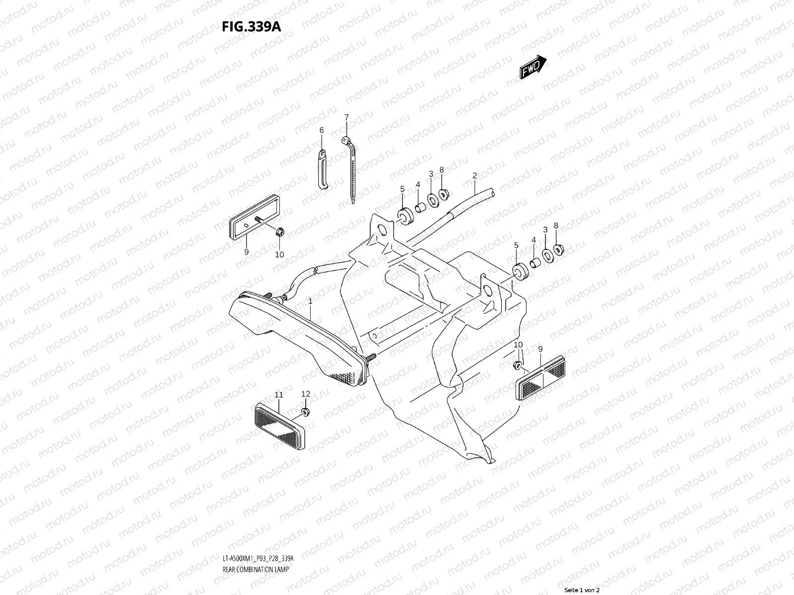 339A - REAR COMBINATION LAMP