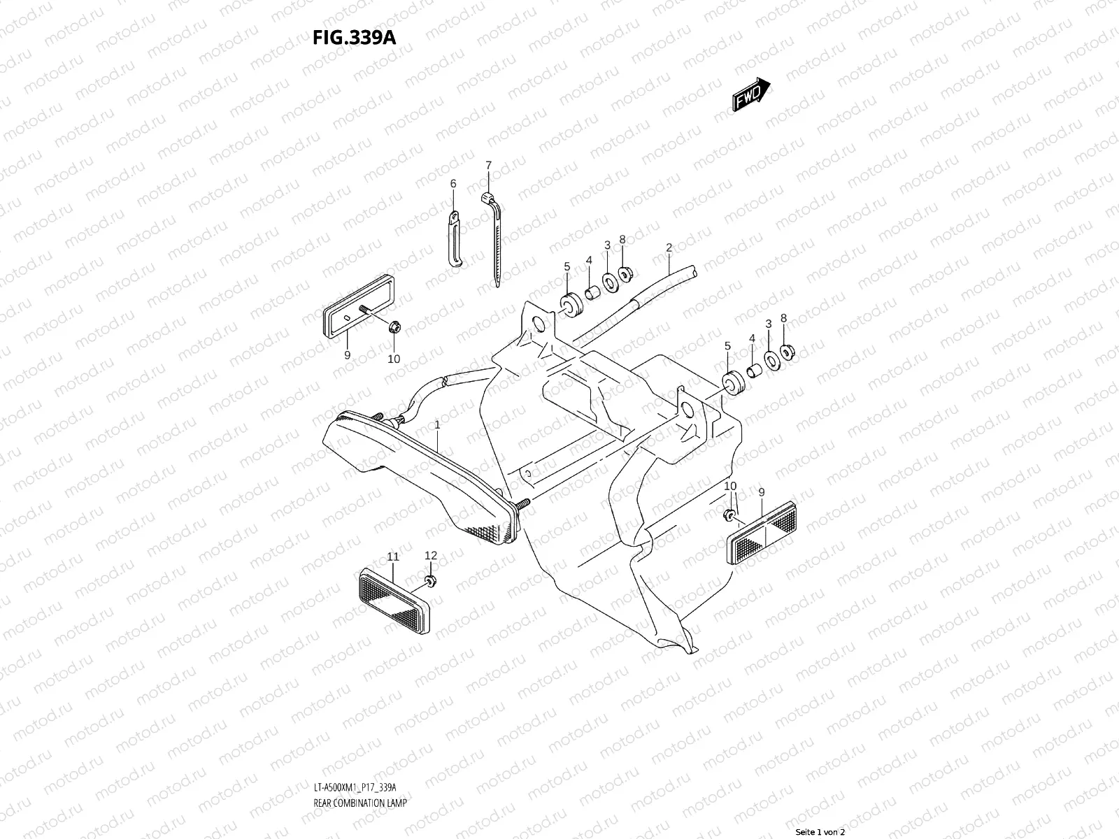 339A - REAR COMBINATION LAMP