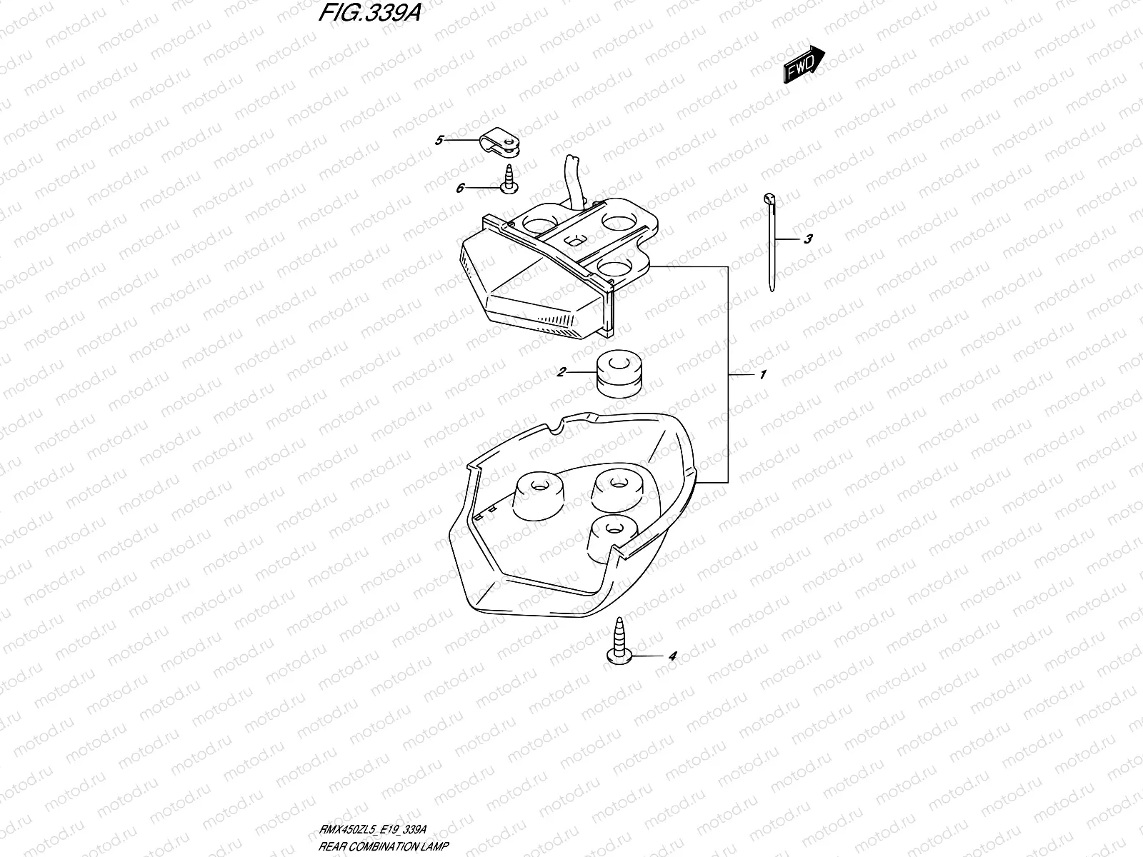 339A - REAR COMBINATION LAMP