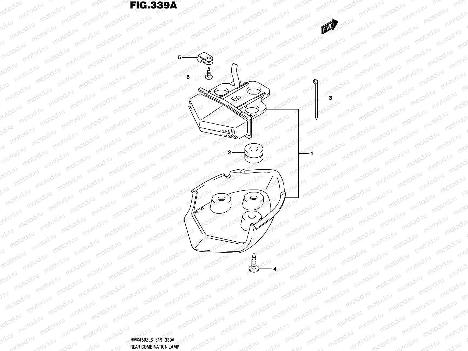 339A - REAR COMBINATION LAMP