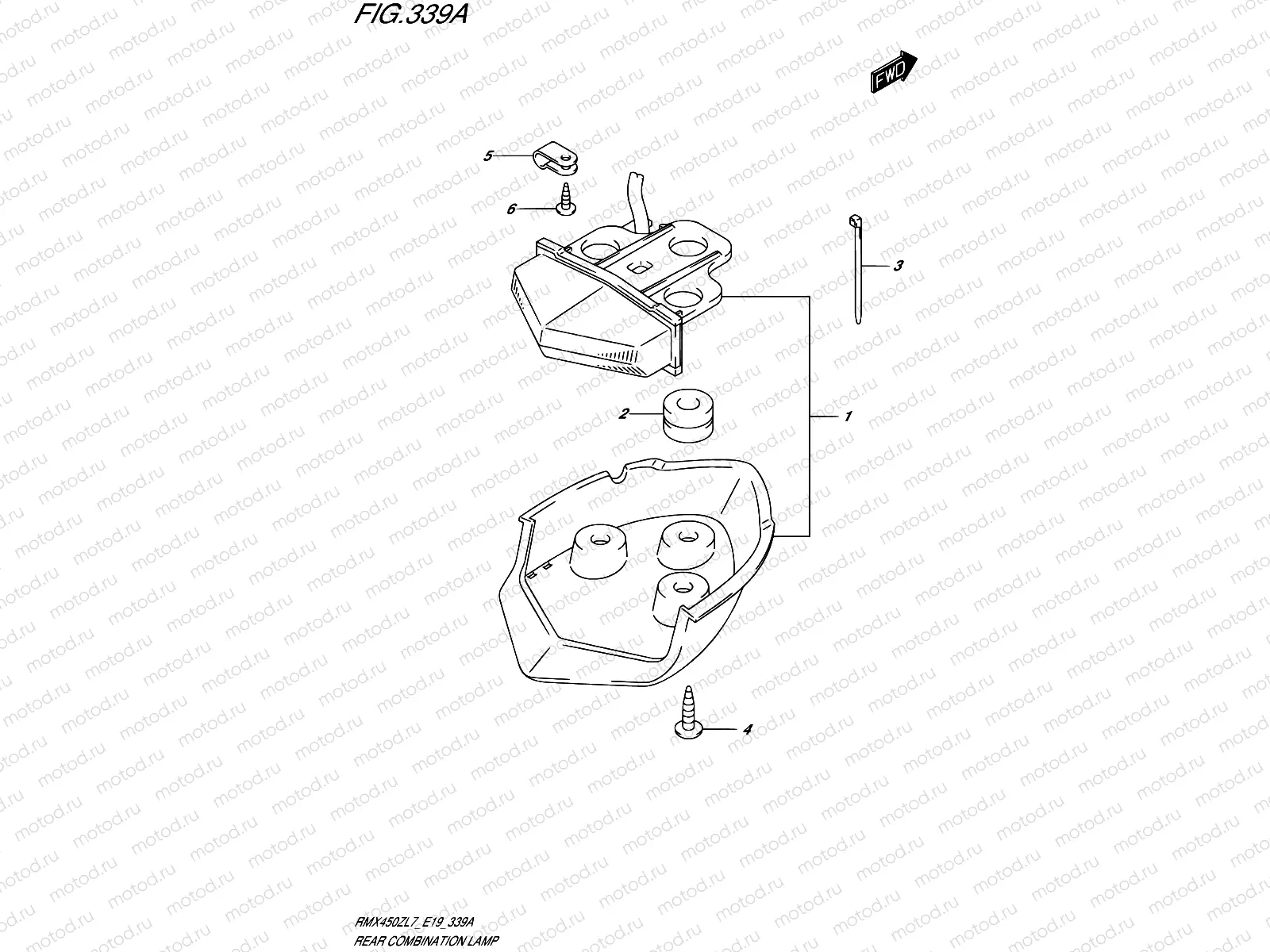 339A - REAR COMBINATION LAMP