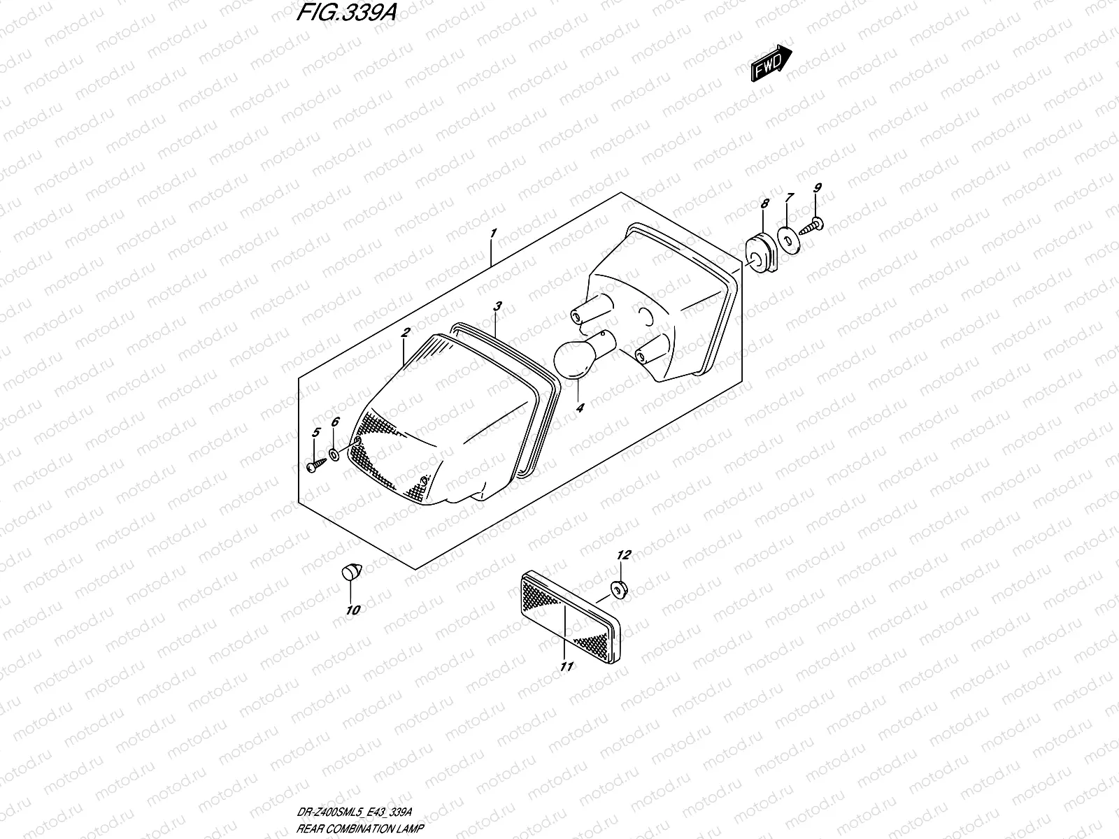 339A - REAR COMBINATION LAMP
