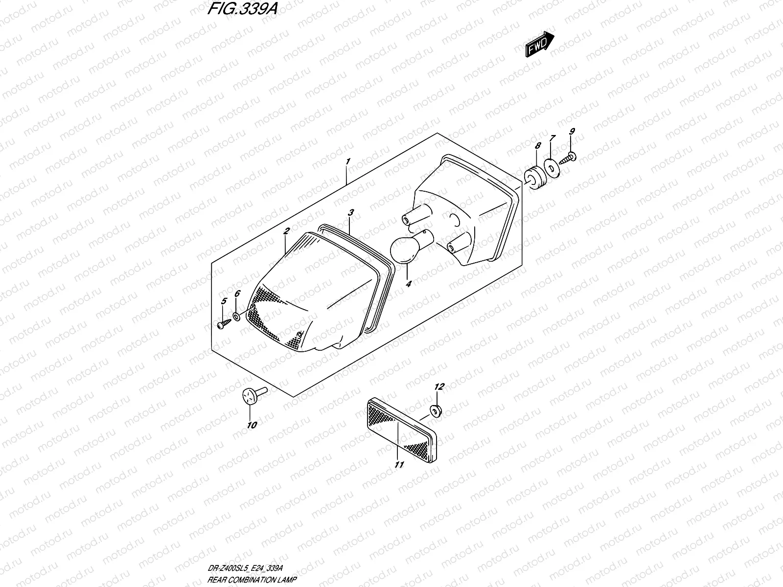 339A - REAR COMBINATION LAMP