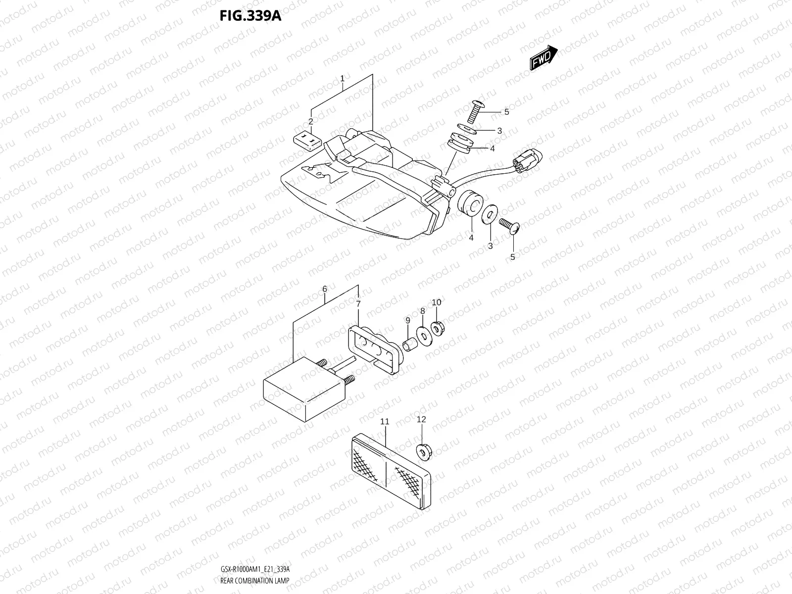339A - REAR COMBINATION LAMP
