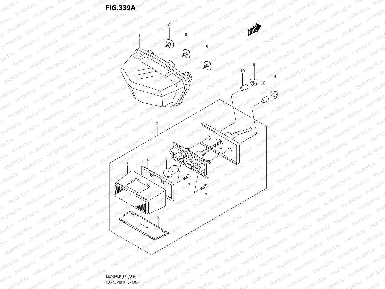 339A - REAR COMBINATION LAMP