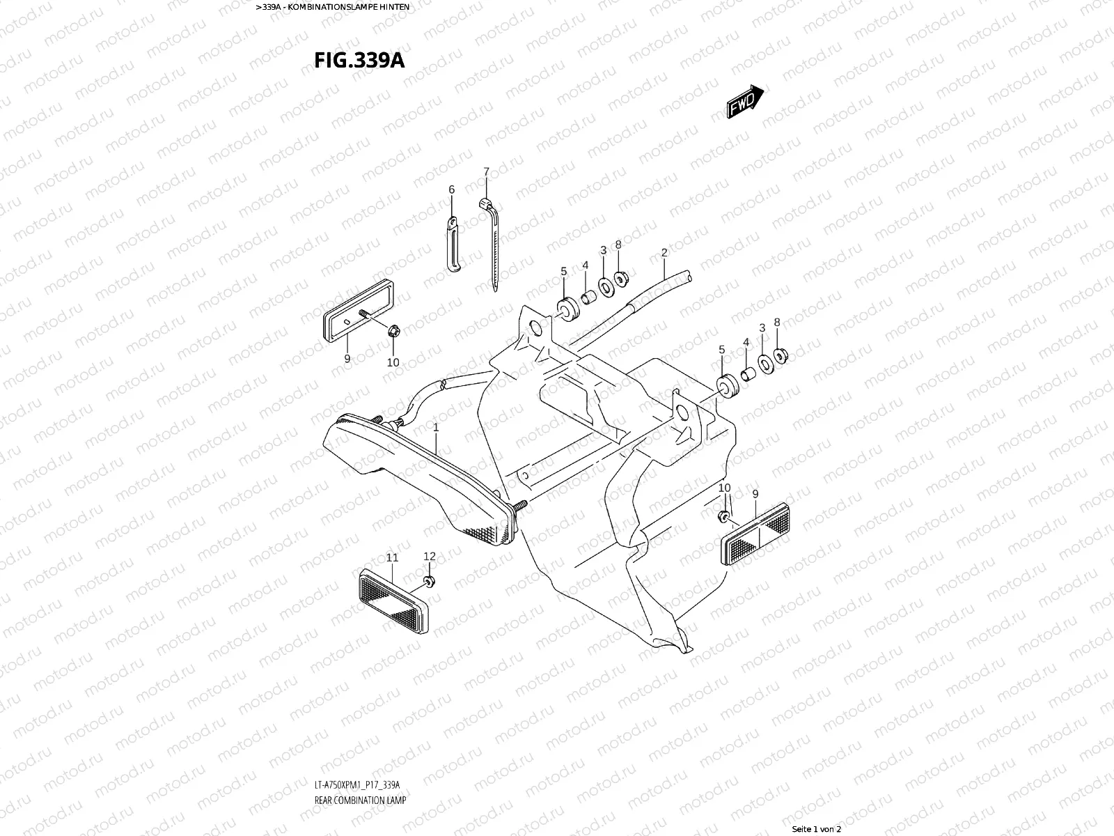 339A - REAR COMBINATION LAMP