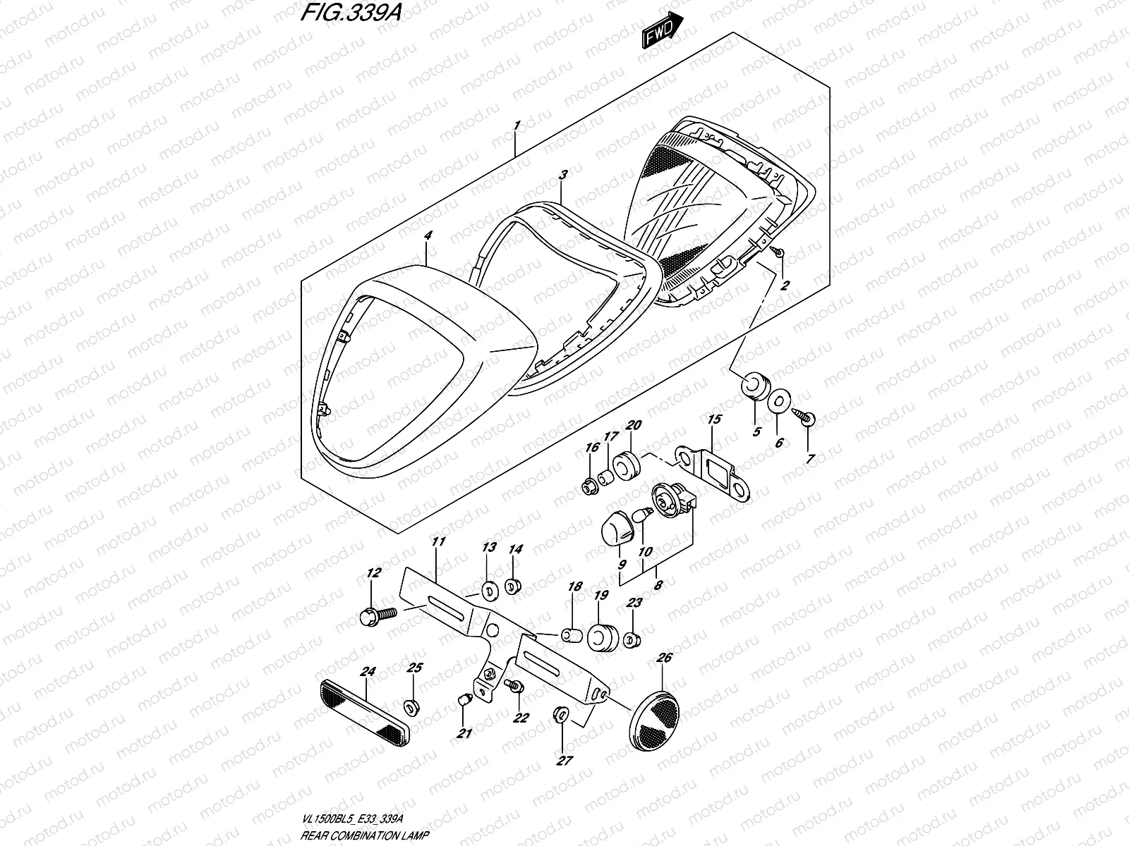 339A - REAR COMBINATION LAMP
