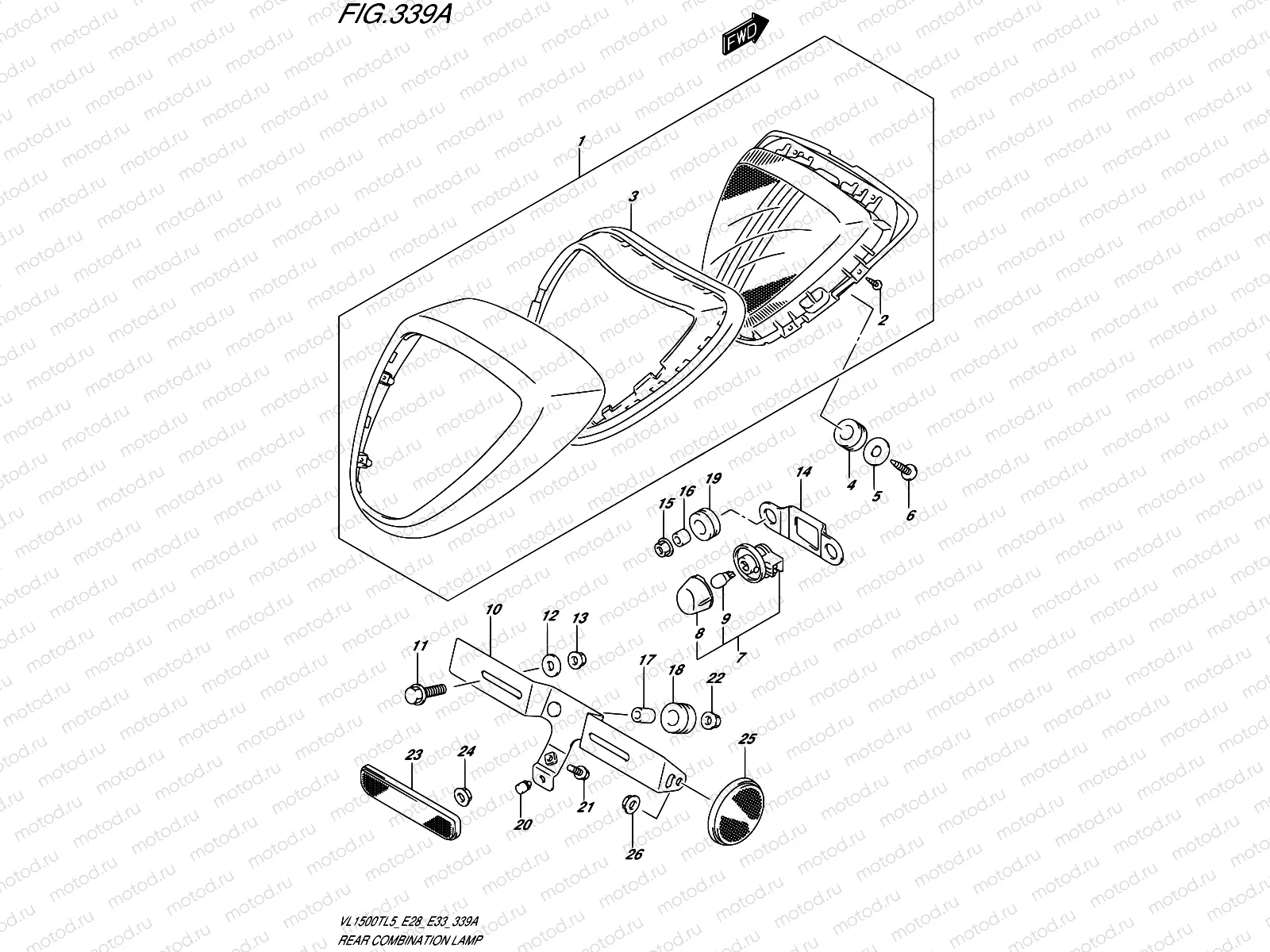 339A - REAR COMBINATION LAMP
