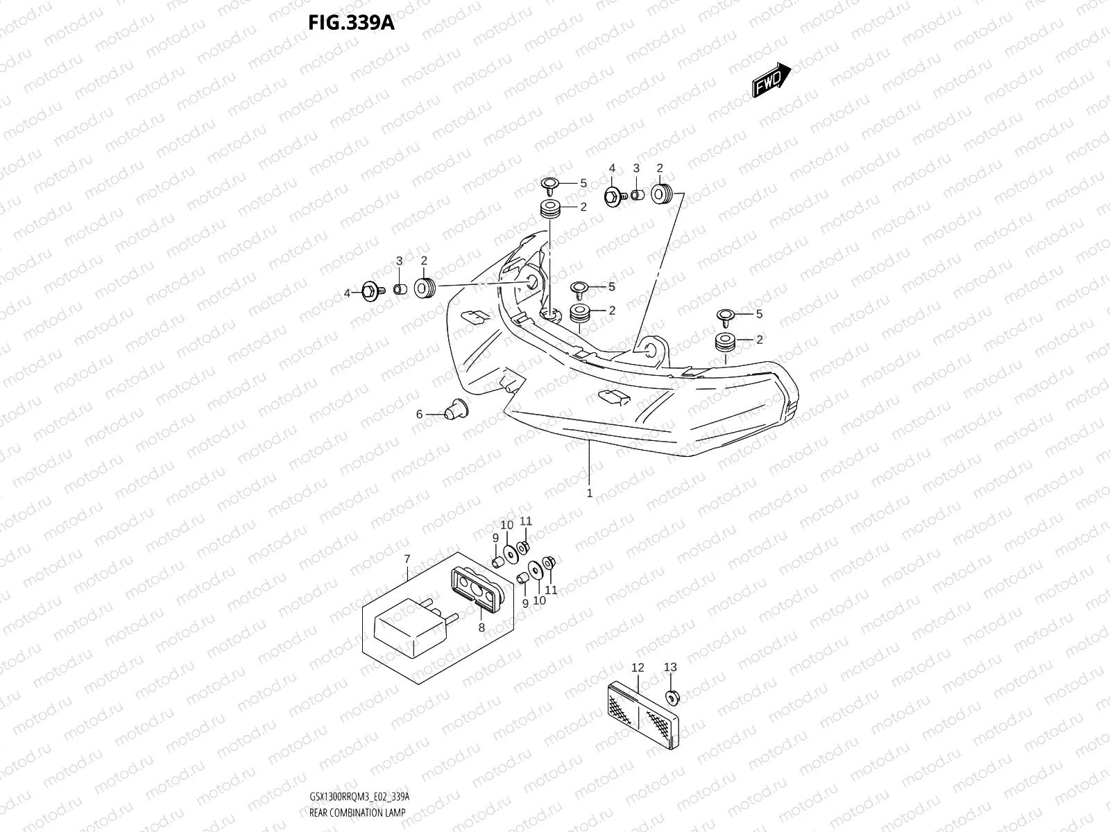 339A - REAR COMBINATION LAMP