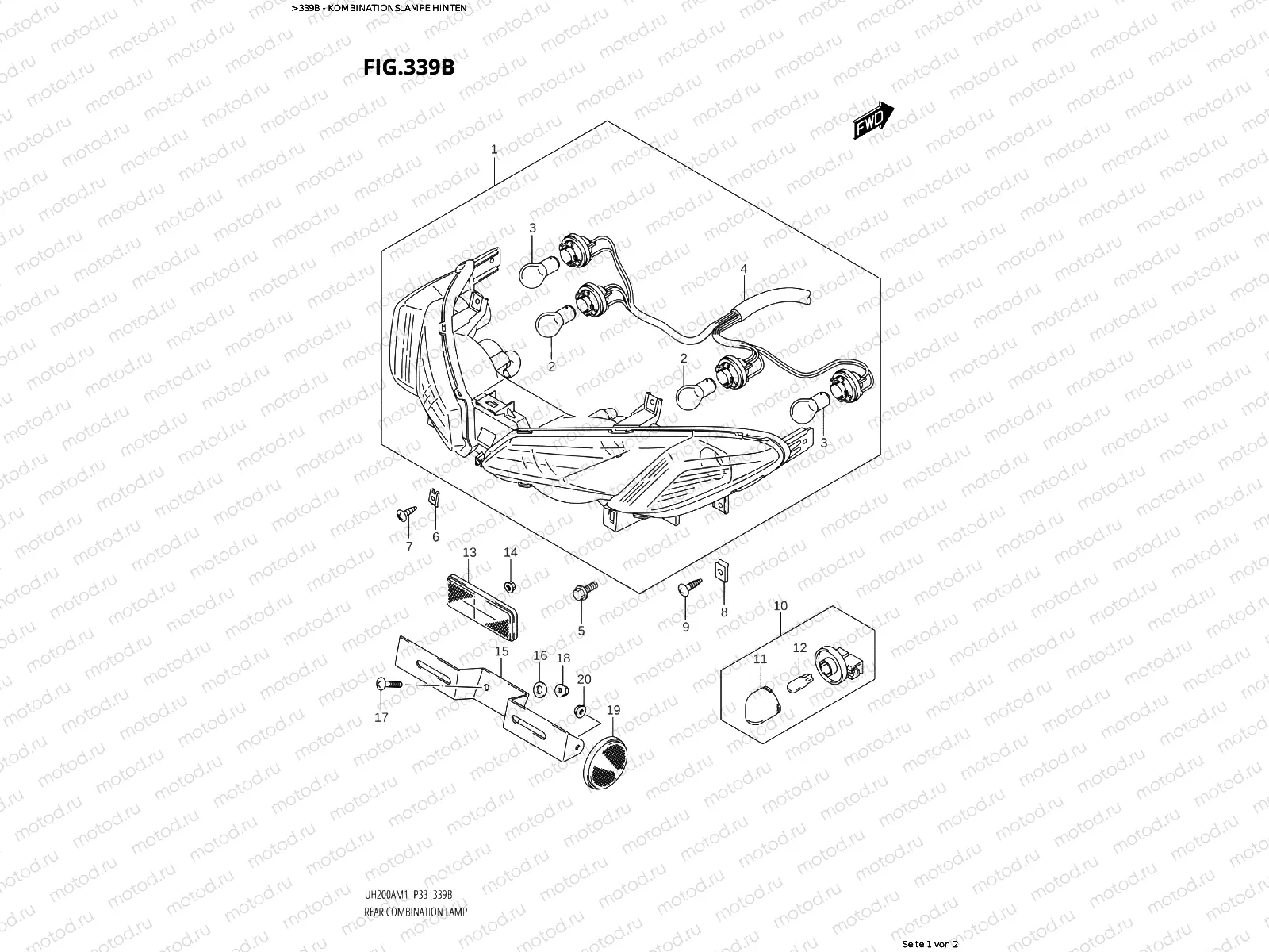 339B - REAR COMBINATION LAMP