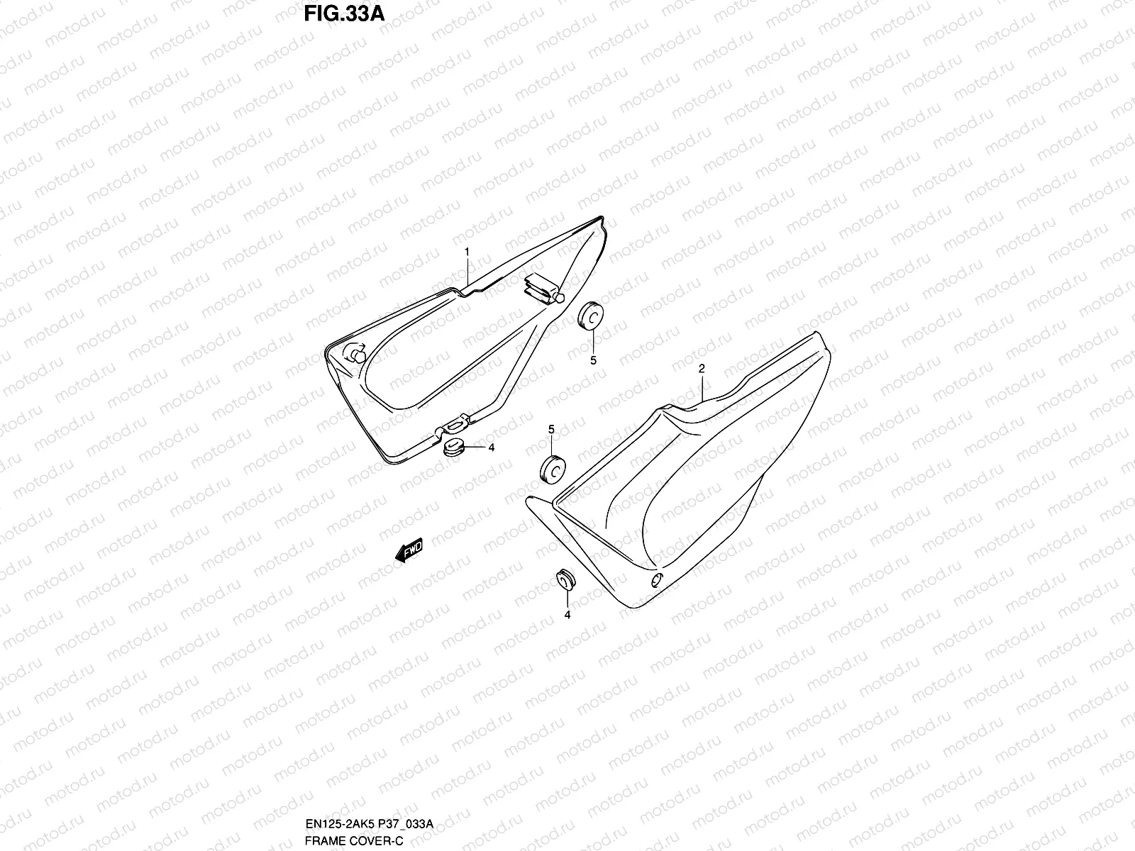 33A - FRAME COVER (MODEL K7/K8)