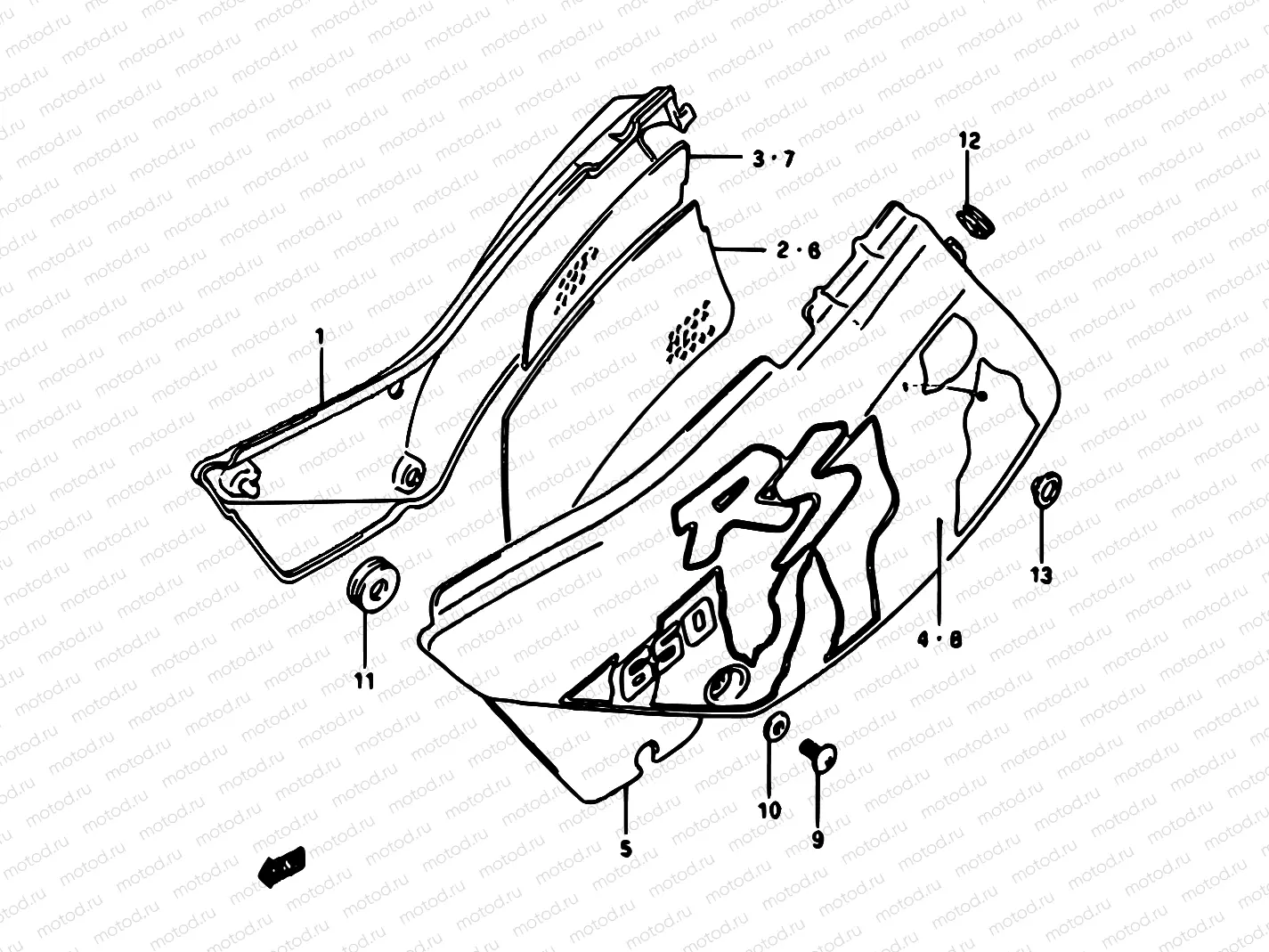 33A - FRAME COVER (MODEL M)