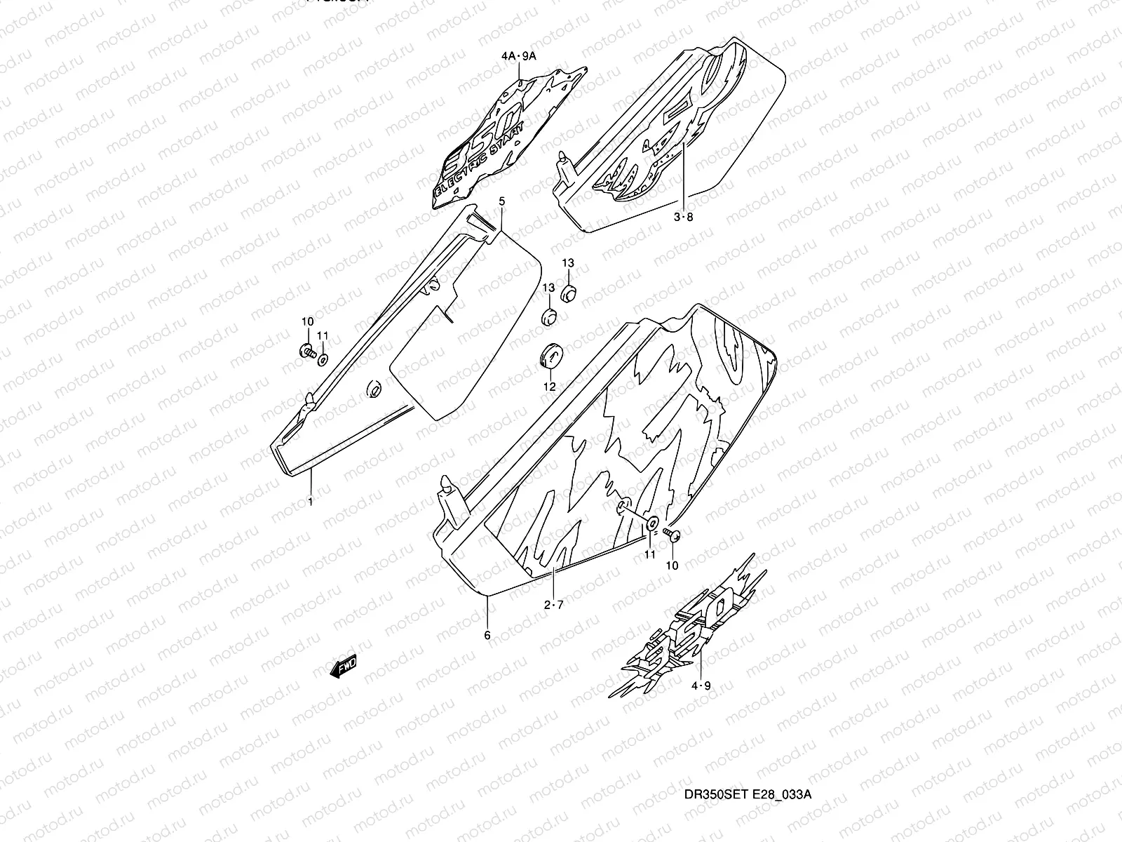 33A - FRAME COVER (MODEL N/P/R/S)