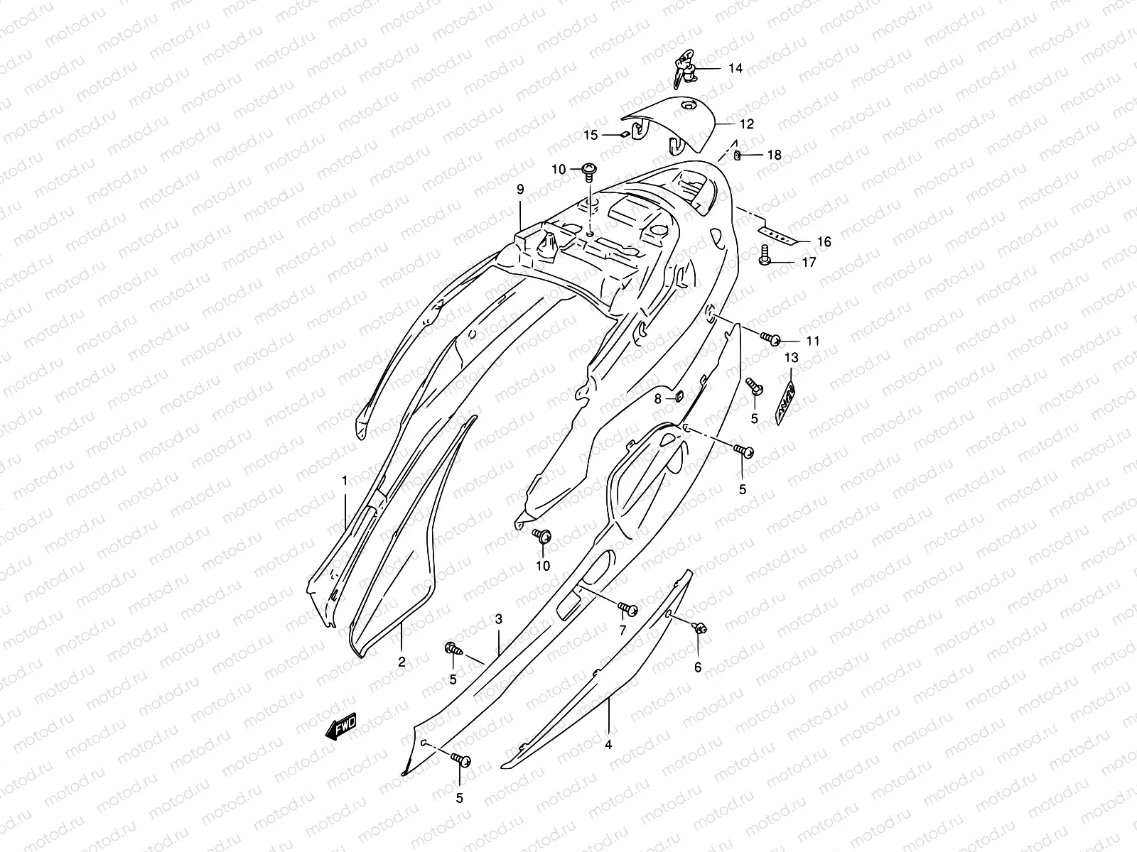 33A - FRAME COVER (MODEL X/Y)