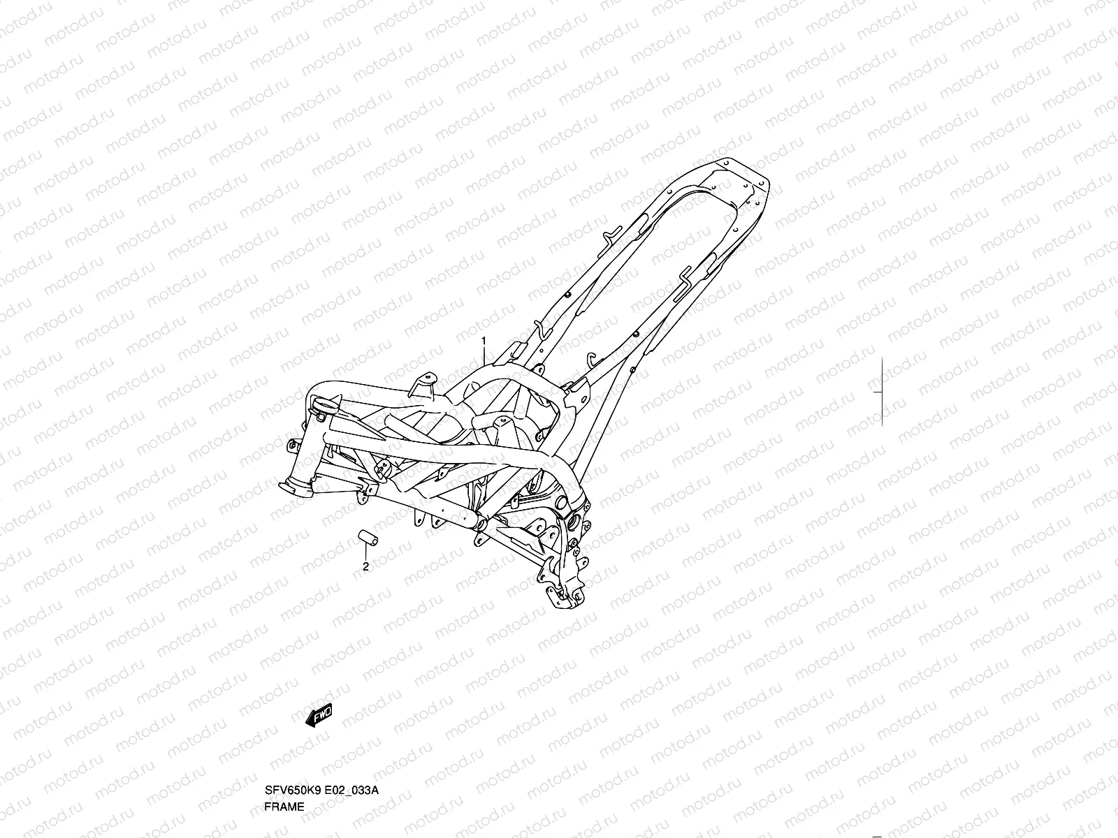 33A - FRAME (MODEL L0)