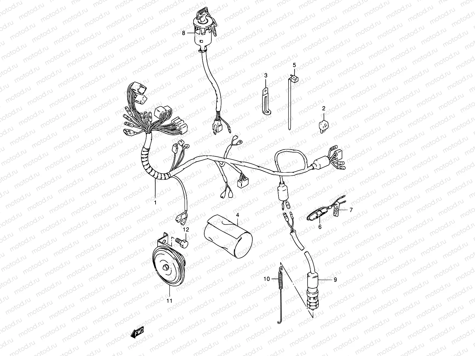 33A - WIRING HARNESS (MODEL R P09)