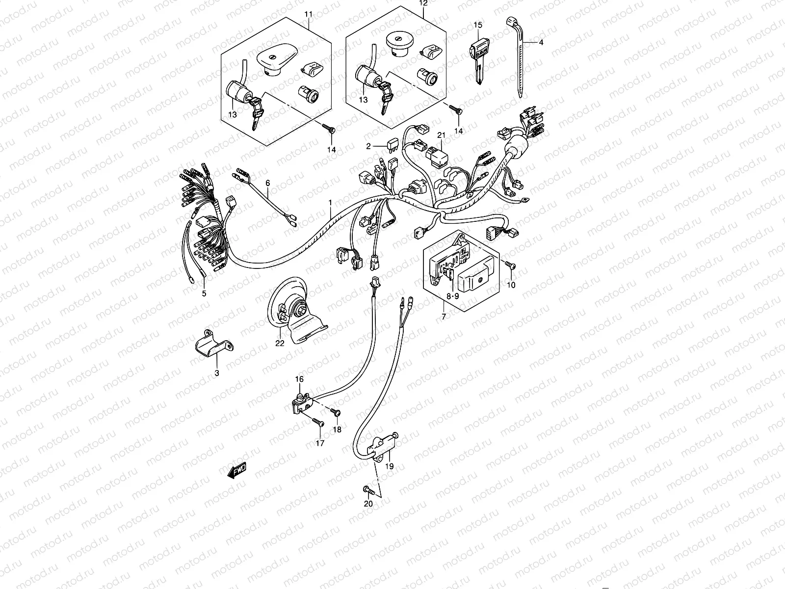 33A - WIRING HARNESS (VS1400K5)